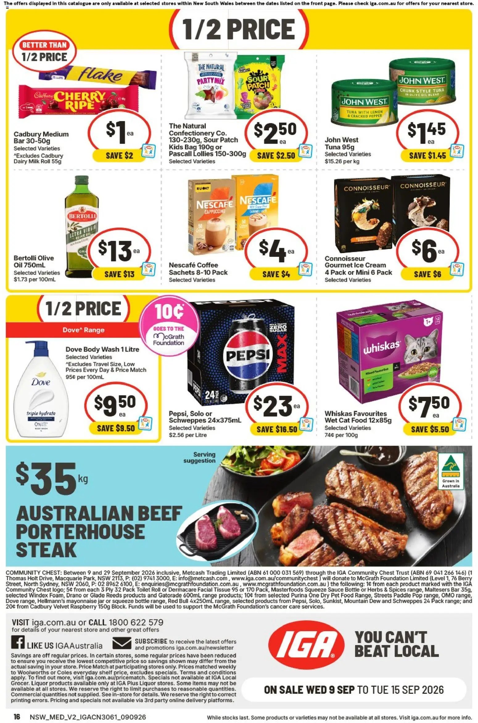 IGA catalogue from 09/09/2026 IGA catalogue Ainslie
