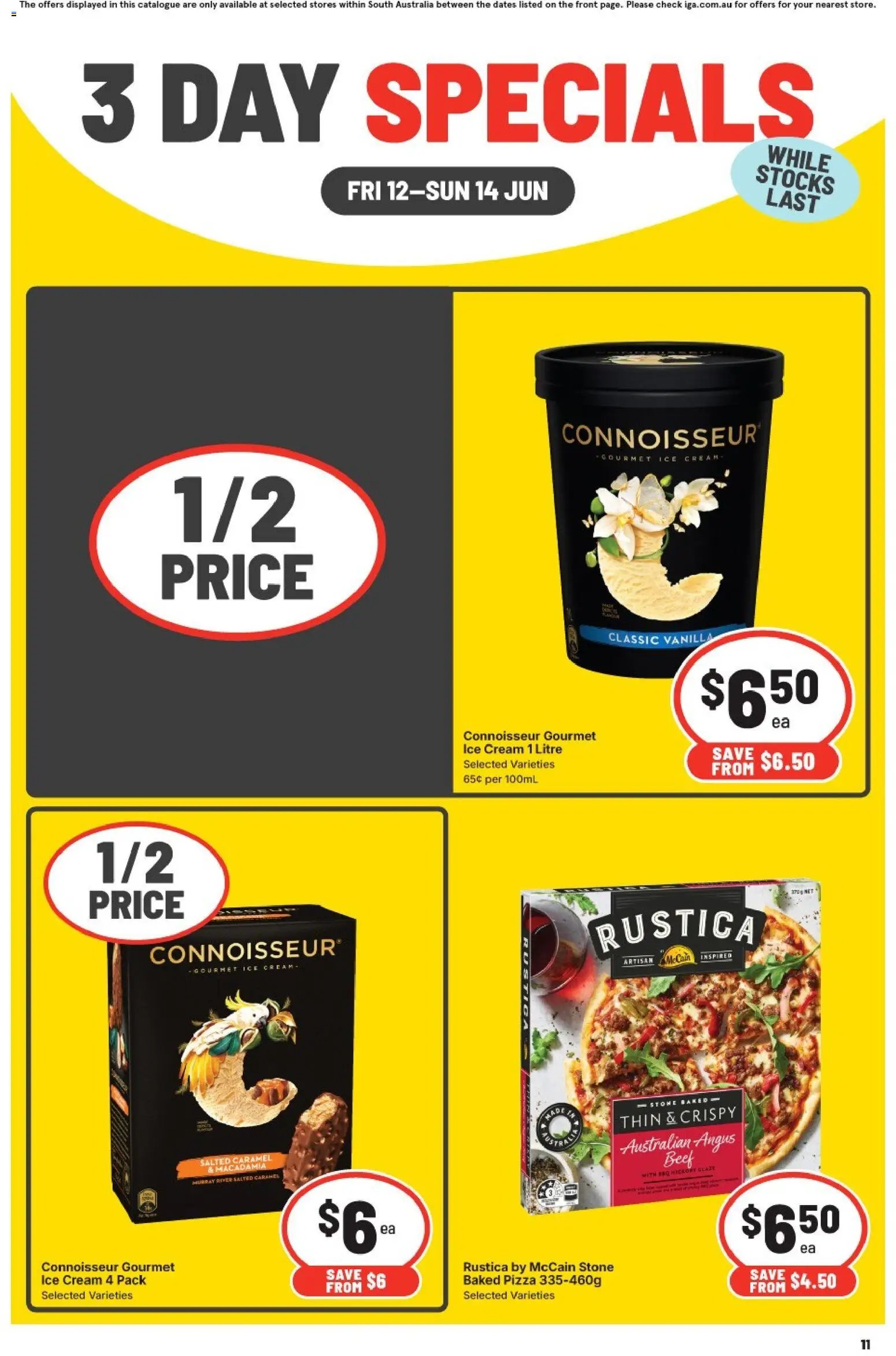 IGA catalogue from 12/06/2026 IGA 3 Day Specials SA