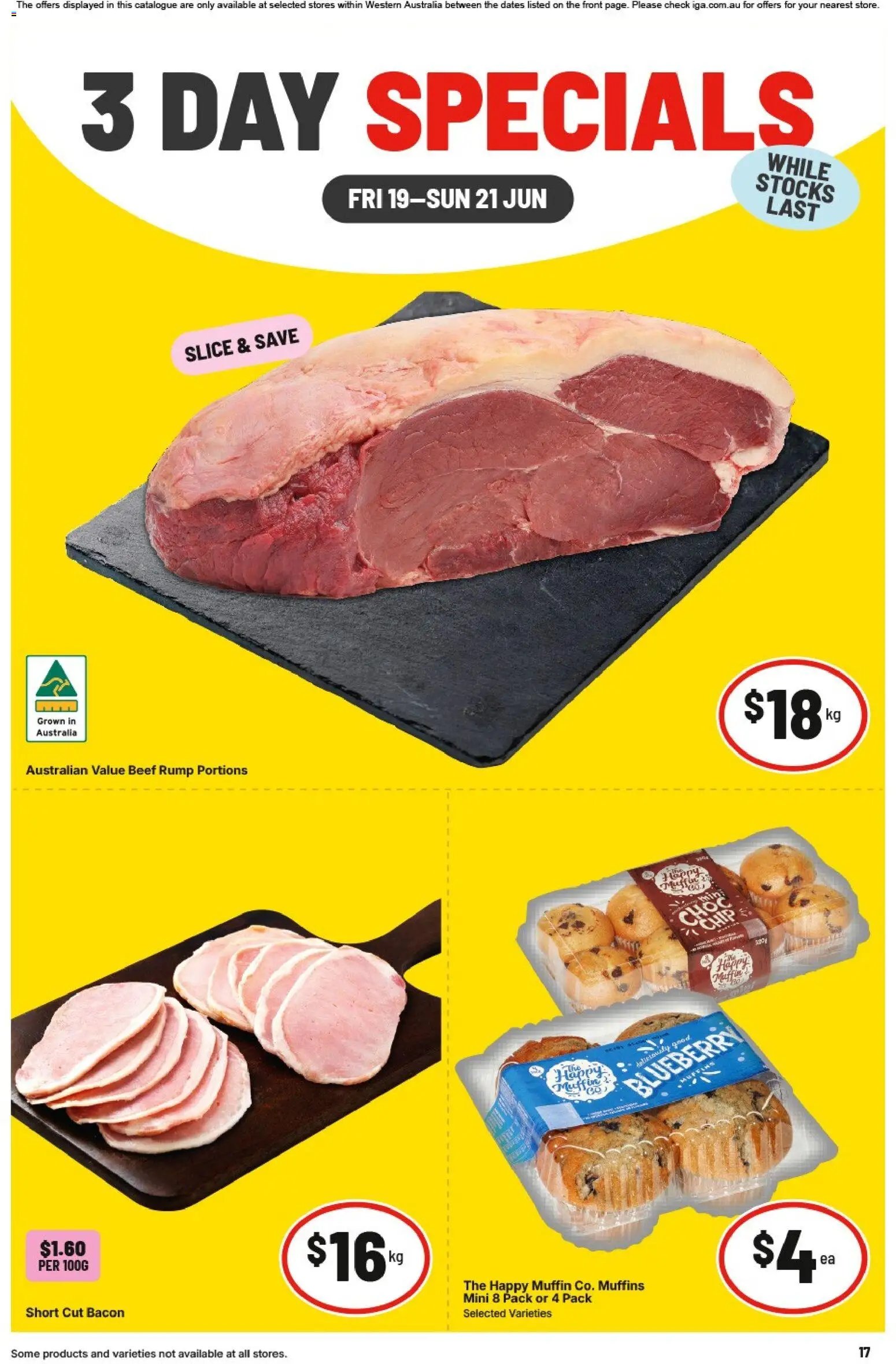 IGA catalogue from 19/06/2026 IGA 3 Day Specials WA Medium Metro