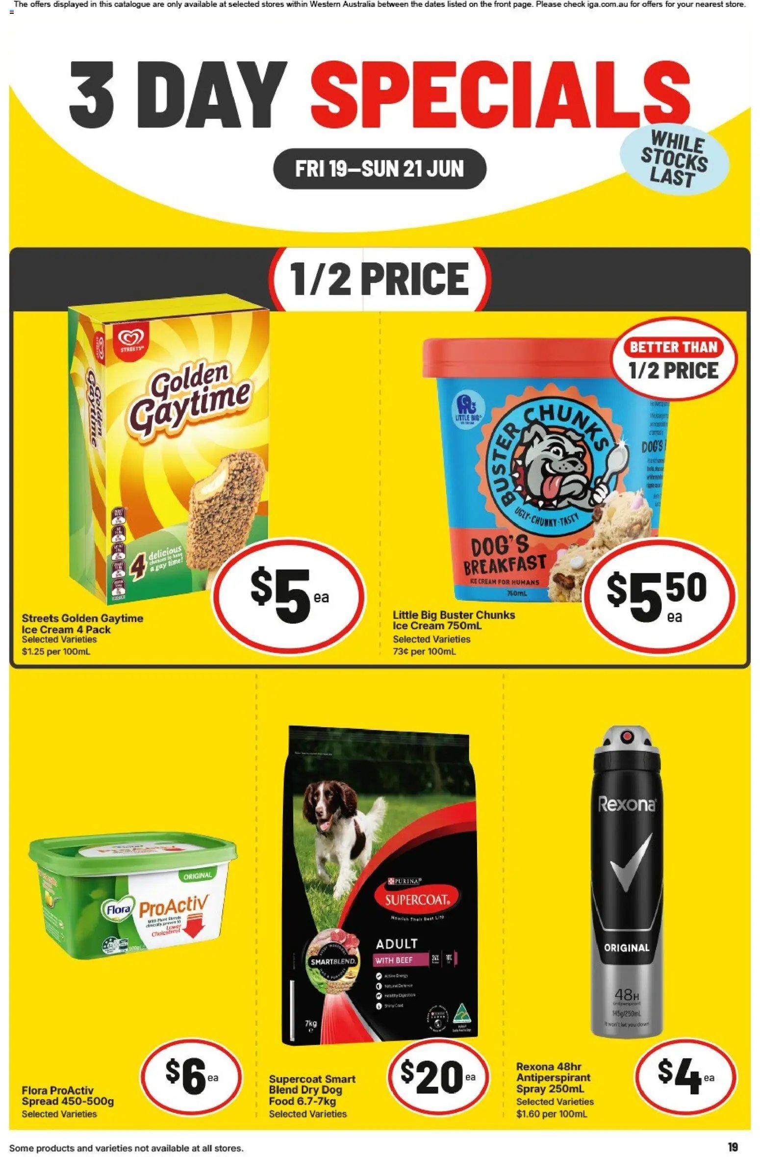 IGA catalogue from 19/06/2026 IGA 3 Day Specials WA Medium Metro