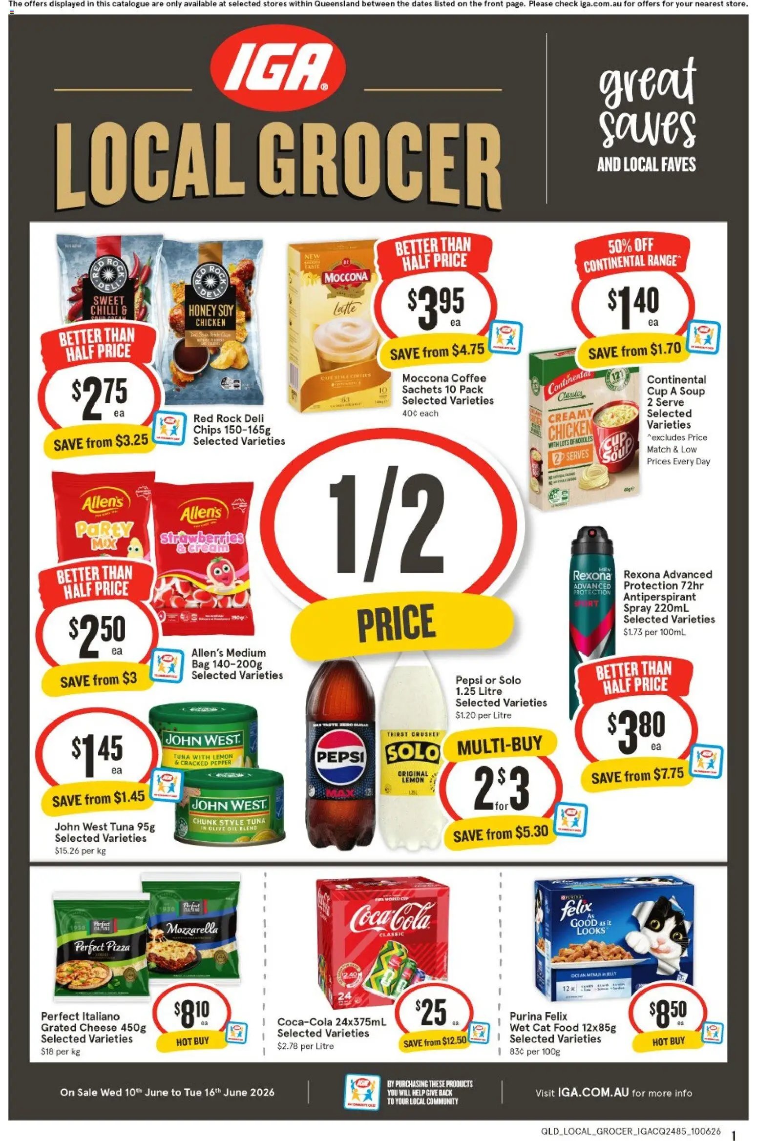 IGA catalogue from 10/06/2026 IGA Local Grocer QLD