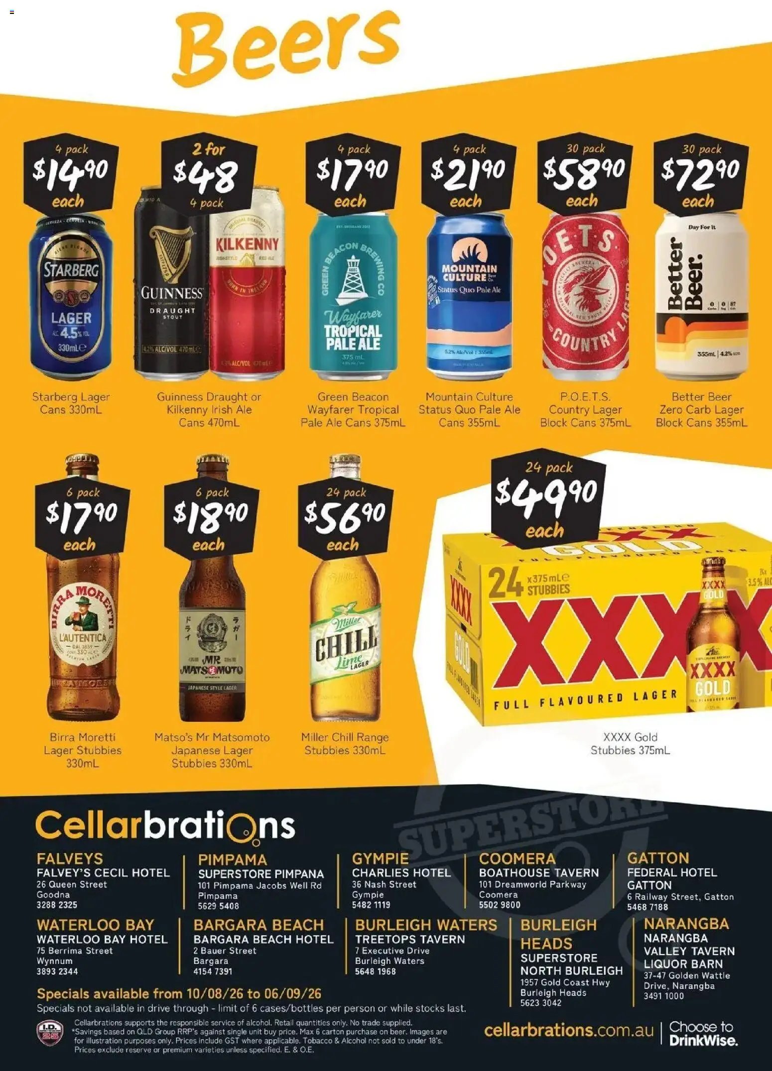 Cellarbrations catalogue from 10/08/2026 Good Shout! QLD SS 10/08