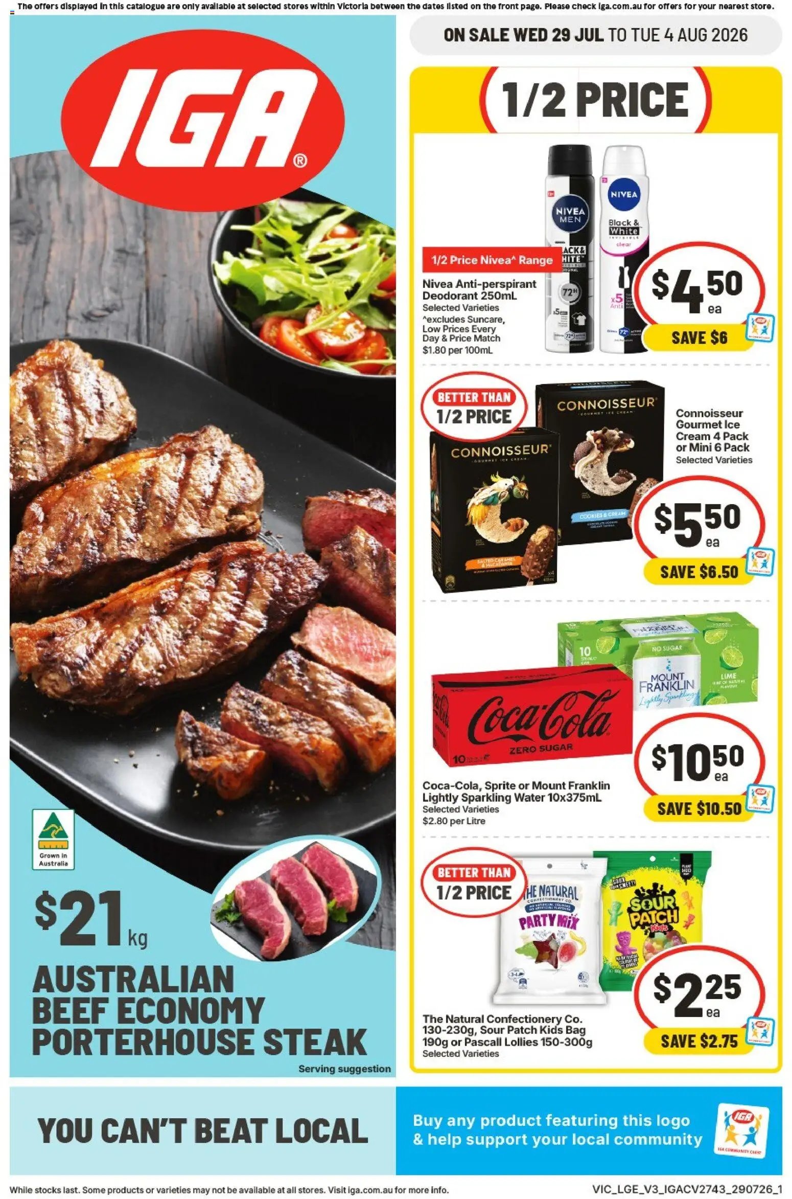 IGA catalogue from 29/07/2026 IGA catalogue