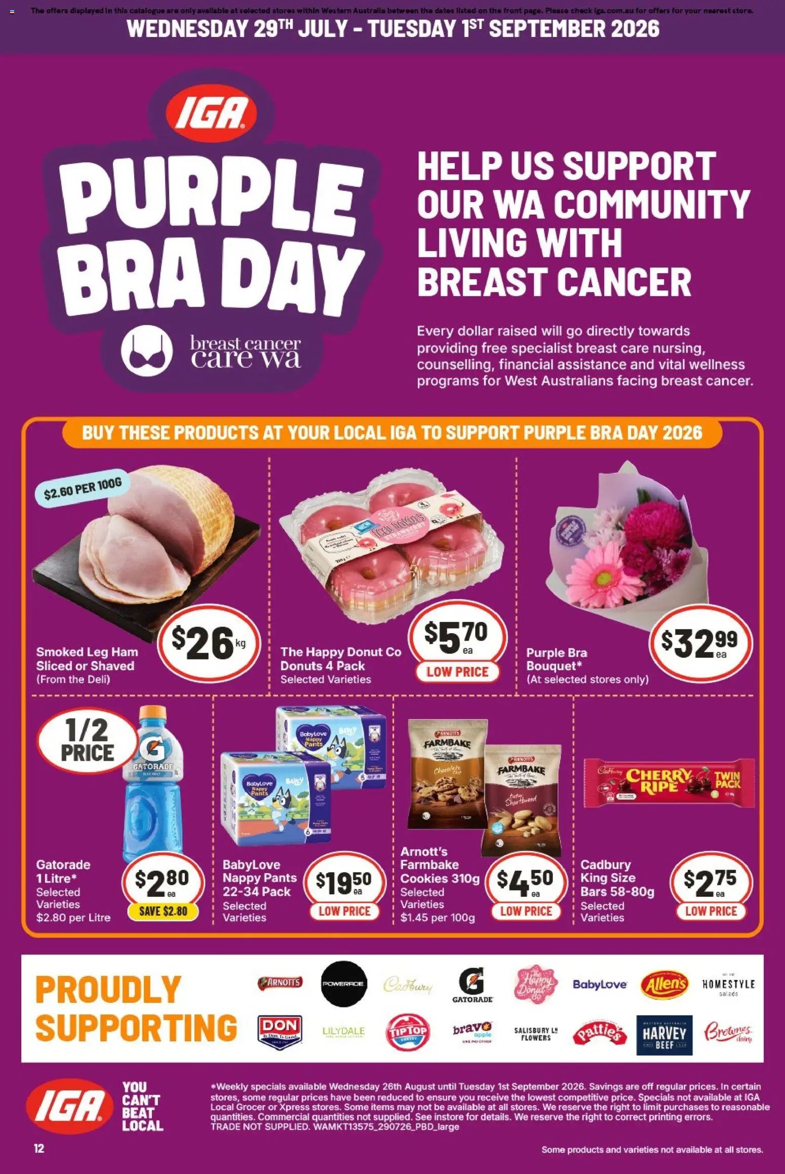 IGA catalogue from 26/08/2026 IGA catalogue Claremont
