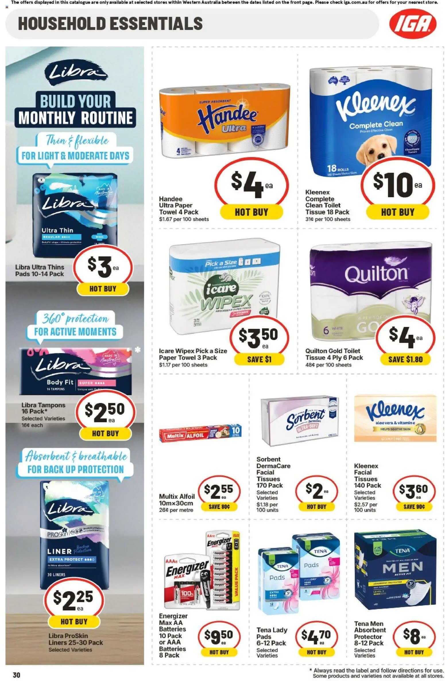 IGA catalogue from 26/08/2026 IGA catalogue Claremont