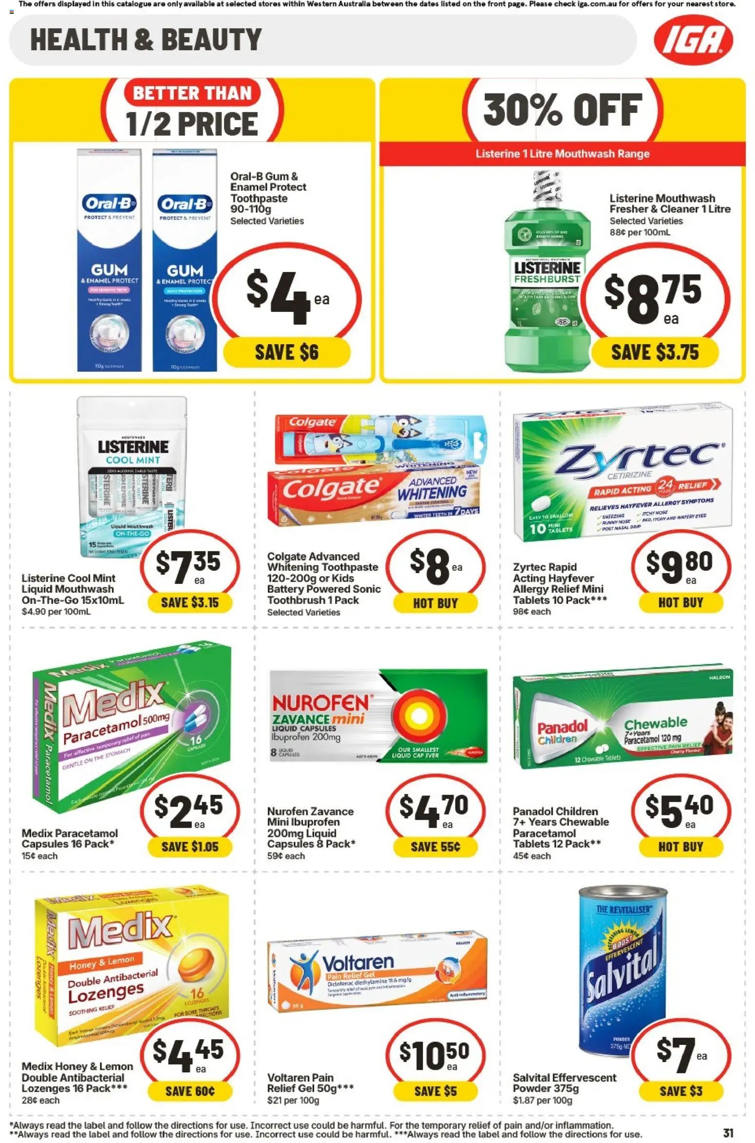 IGA catalogue from 26/08/2026 IGA catalogue Claremont