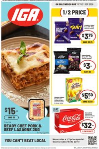 IGA catalogue from 26/08/2026 IGA catalogue Claremont