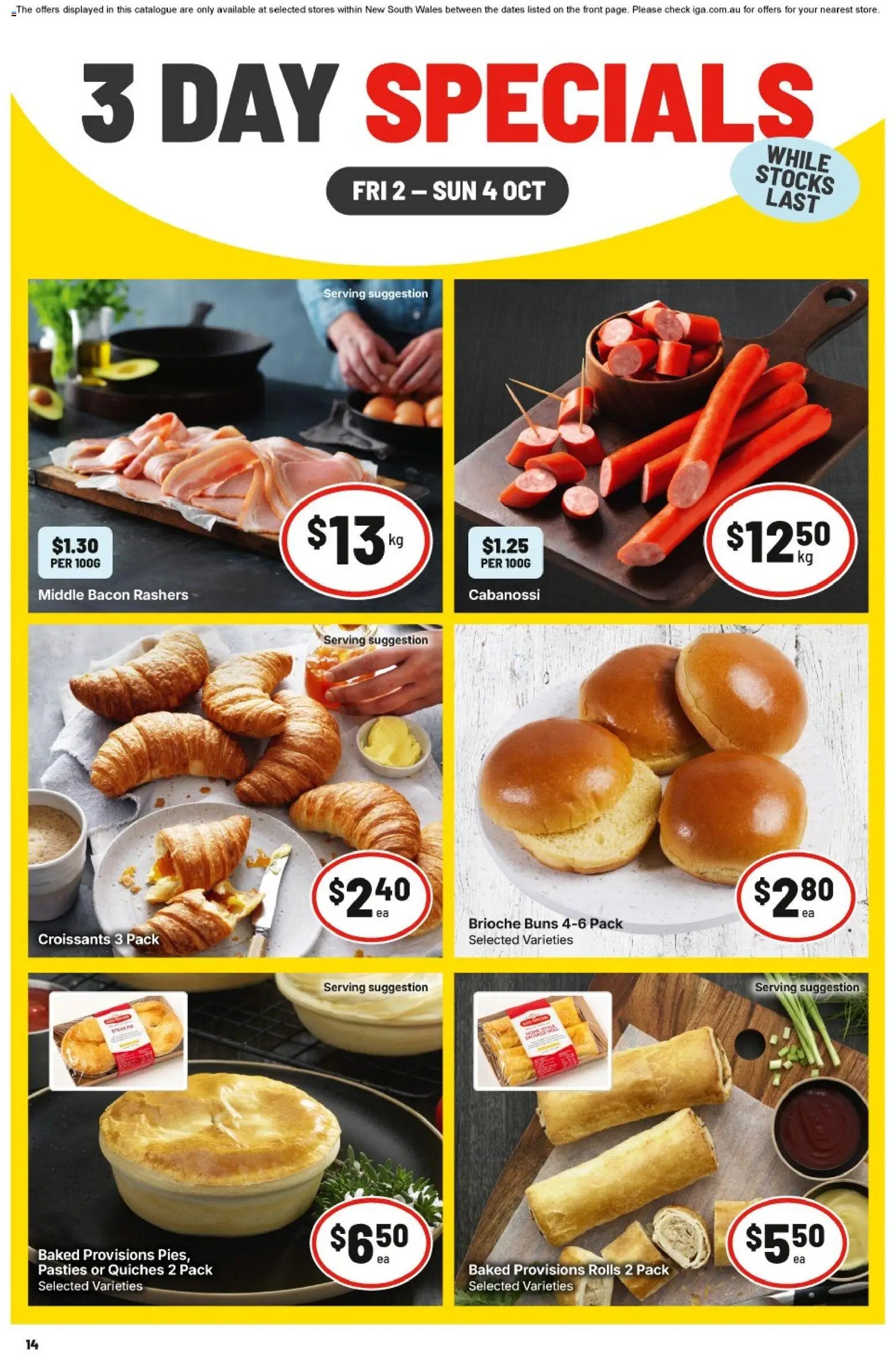 IGA catalogue from 02/10/2026 IGA catalogue 3 Day Specials Wynyard Station Sydney
