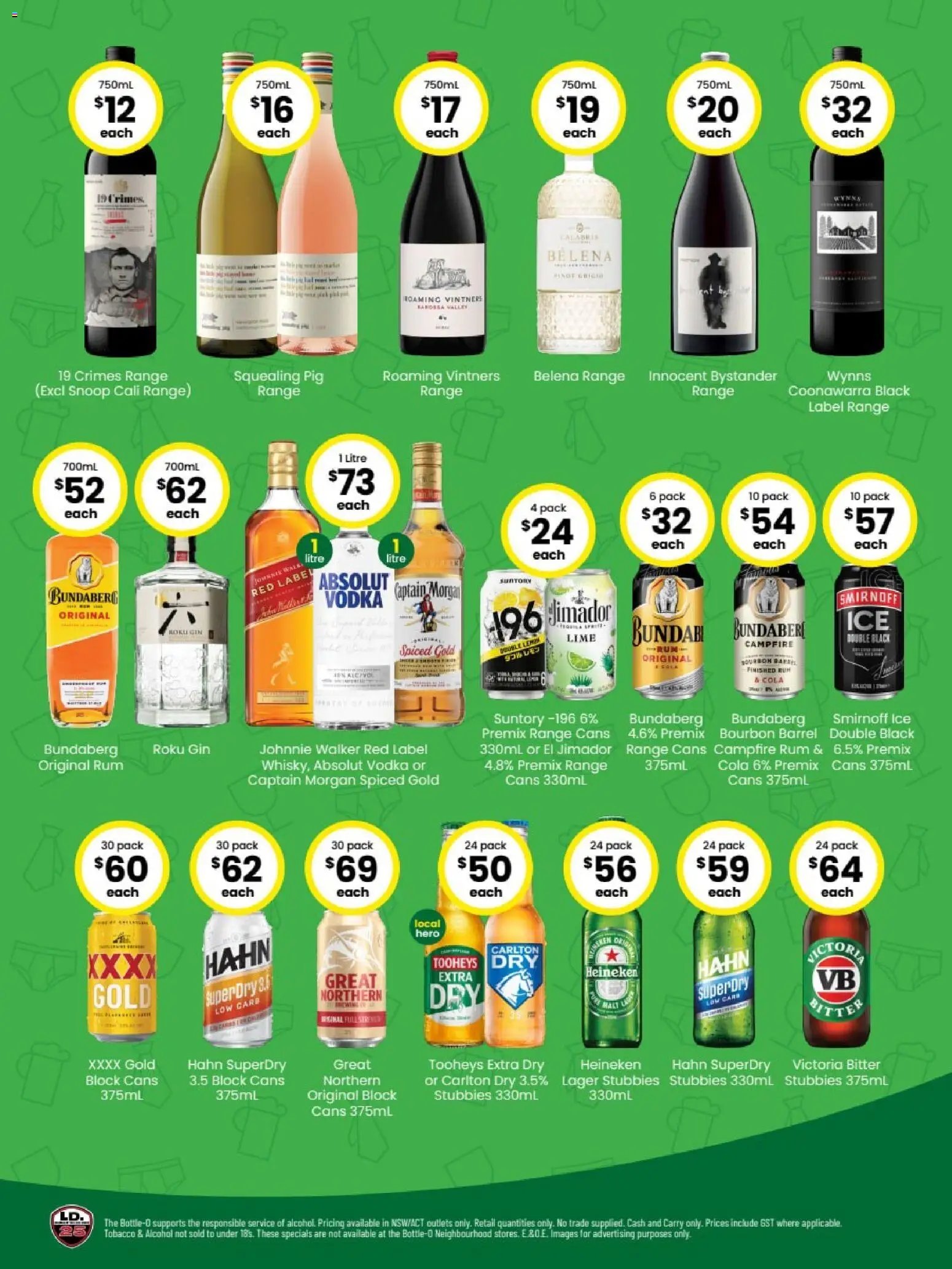 The Bottle-O catalogue from 17/08/2026 The Bottle-O catalogue ABBOTSBURY
