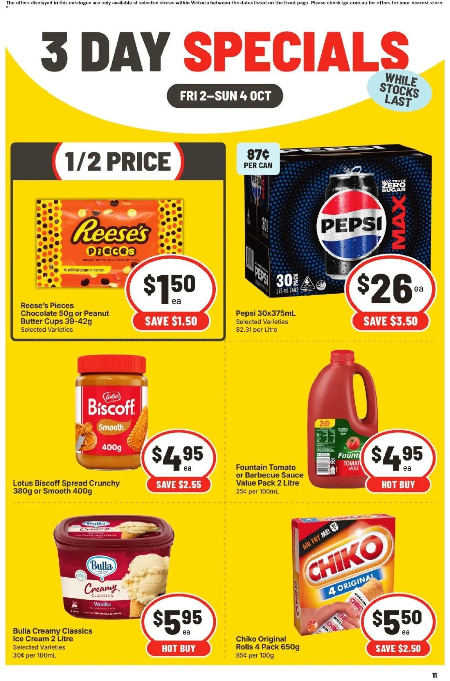 IGA catalogue from 02/10/2026 IGA catalogue 3 Day Specials Coburg