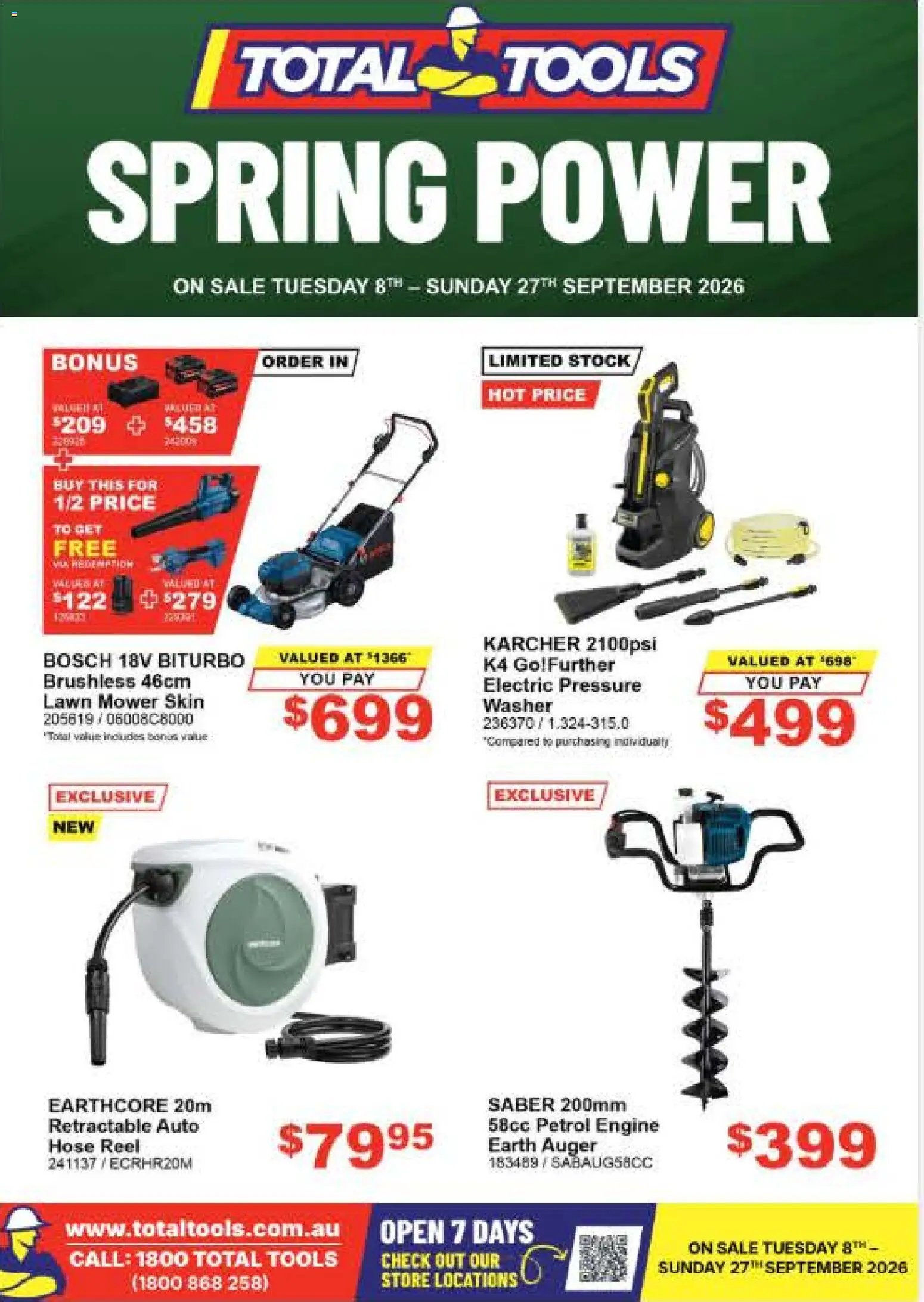 Total Tools catalogue from 08/09/2026 Total Tools catalogue