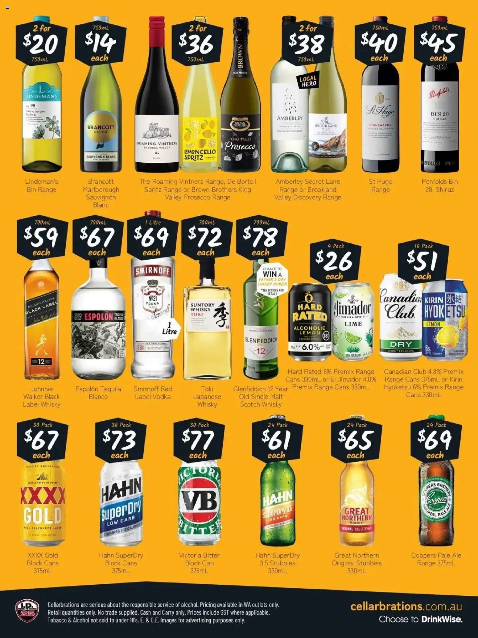 Cellarbrations catalogue from 24/08/2026 Cellarbrations catalogue Cunderdin
