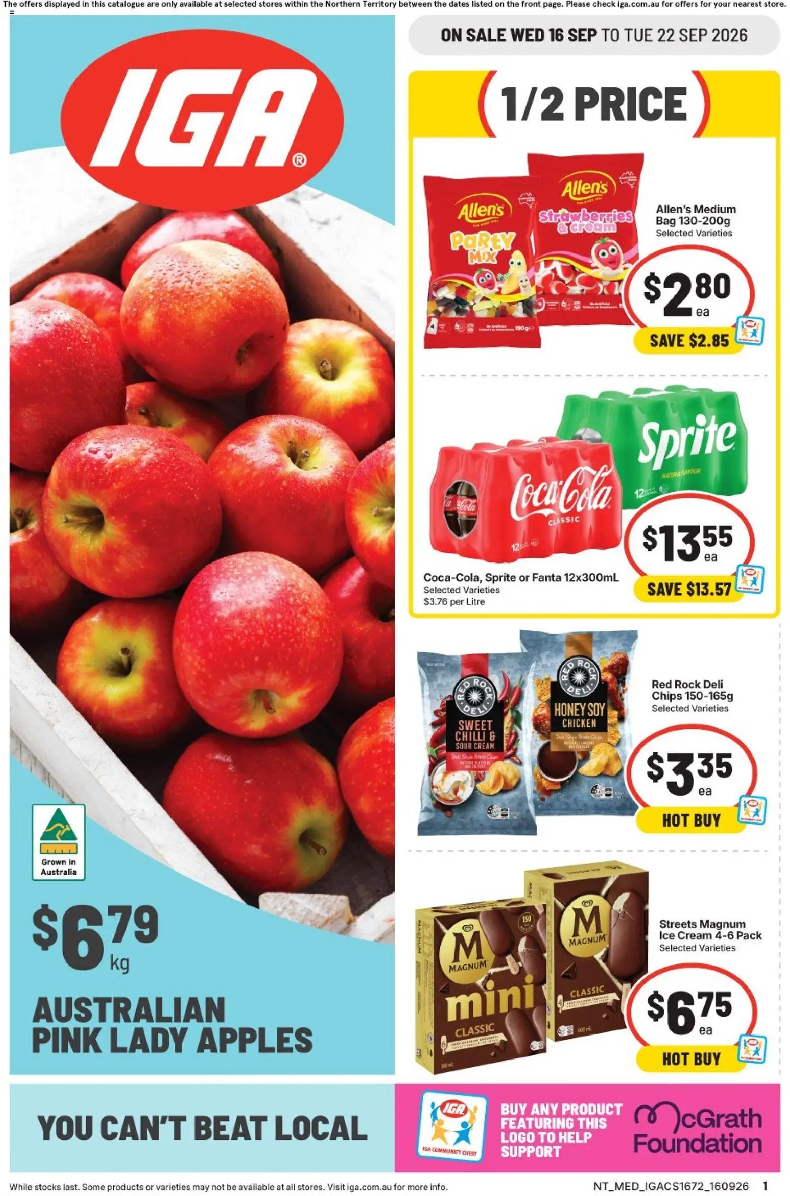 IGA catalogue from 16/09/2026 IGA catalogue Zuccoli