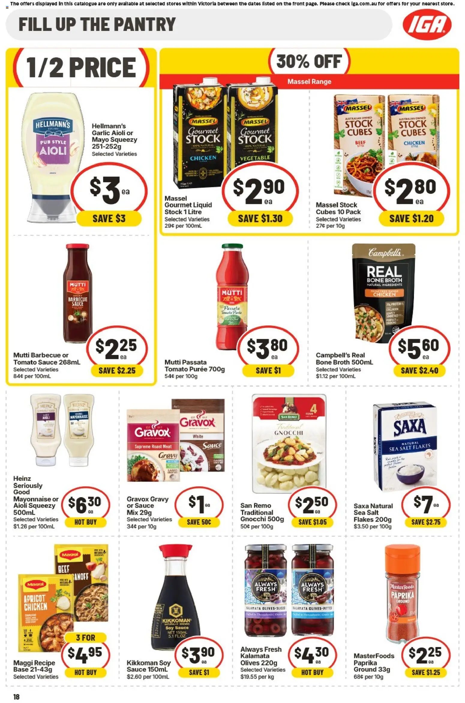IGA catalogue from 01/07/2026 IGA catalogue VIC