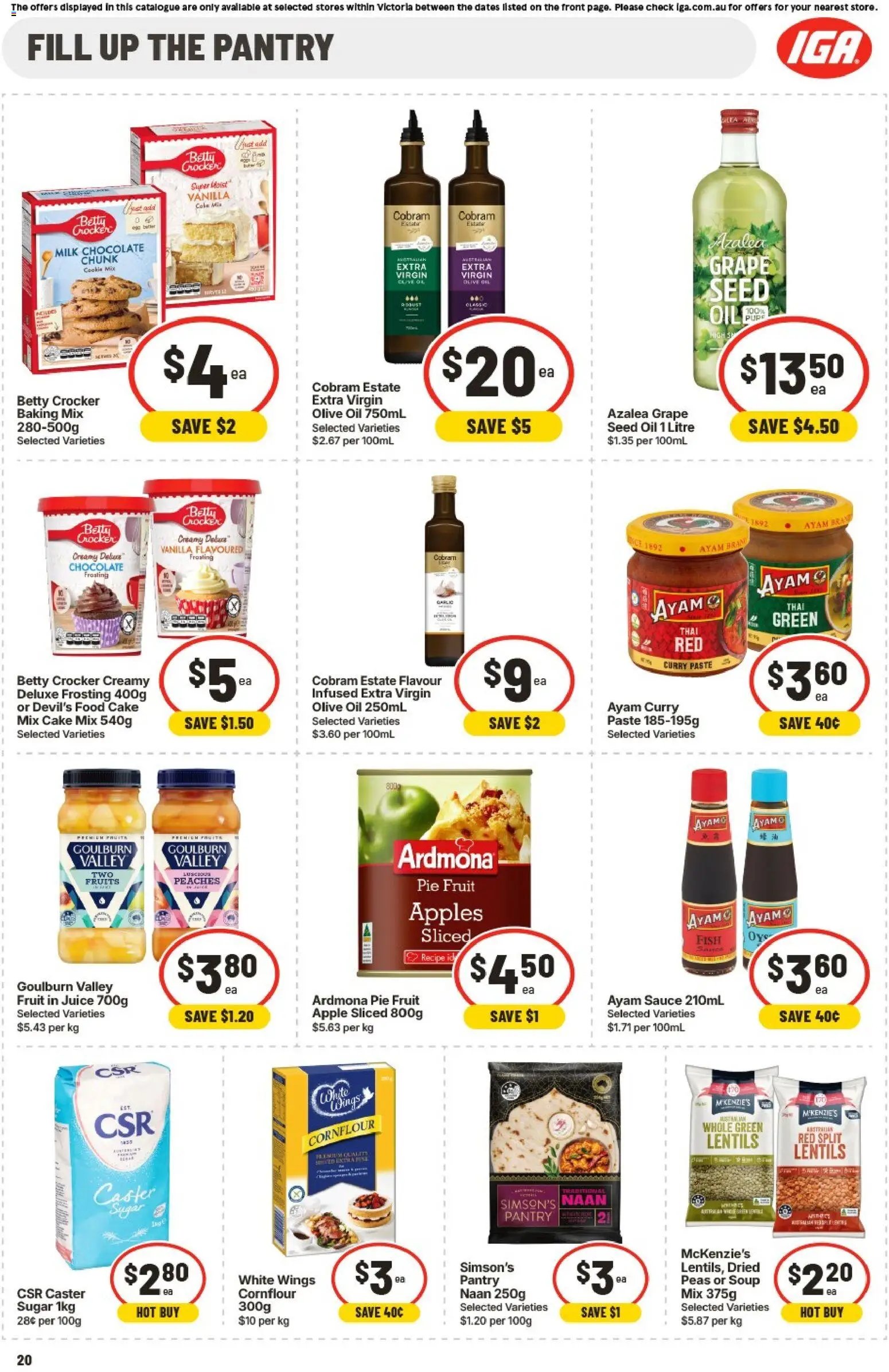 IGA catalogue from 01/07/2026 IGA catalogue VIC