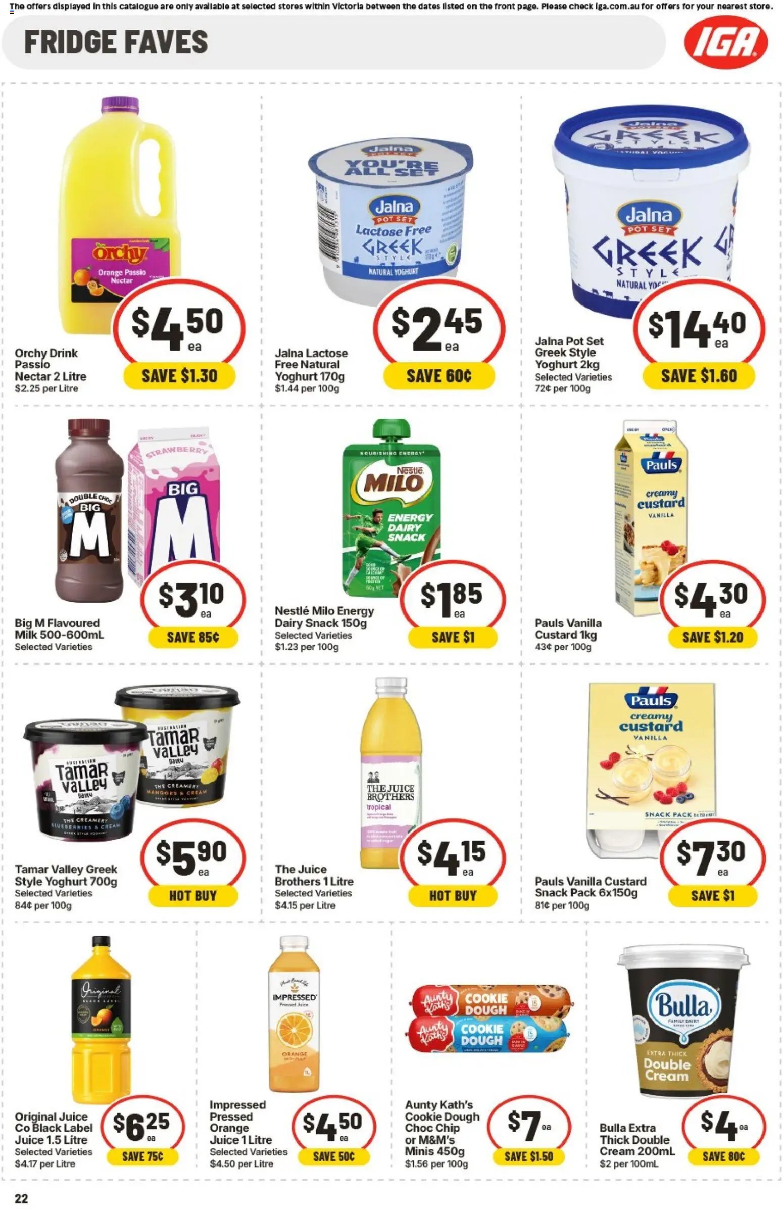 IGA catalogue from 01/07/2026 IGA catalogue VIC