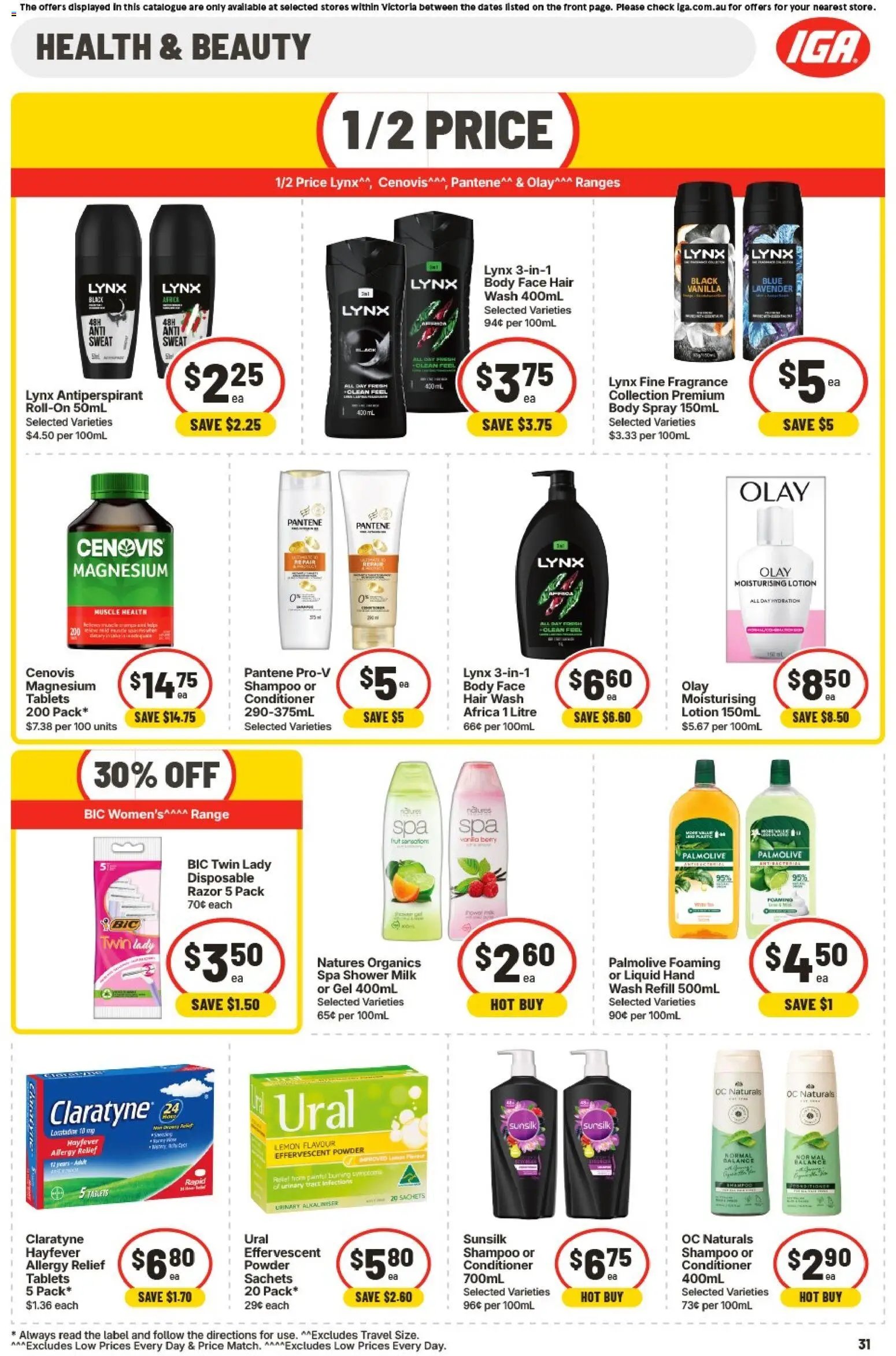 IGA catalogue from 01/07/2026 IGA catalogue VIC