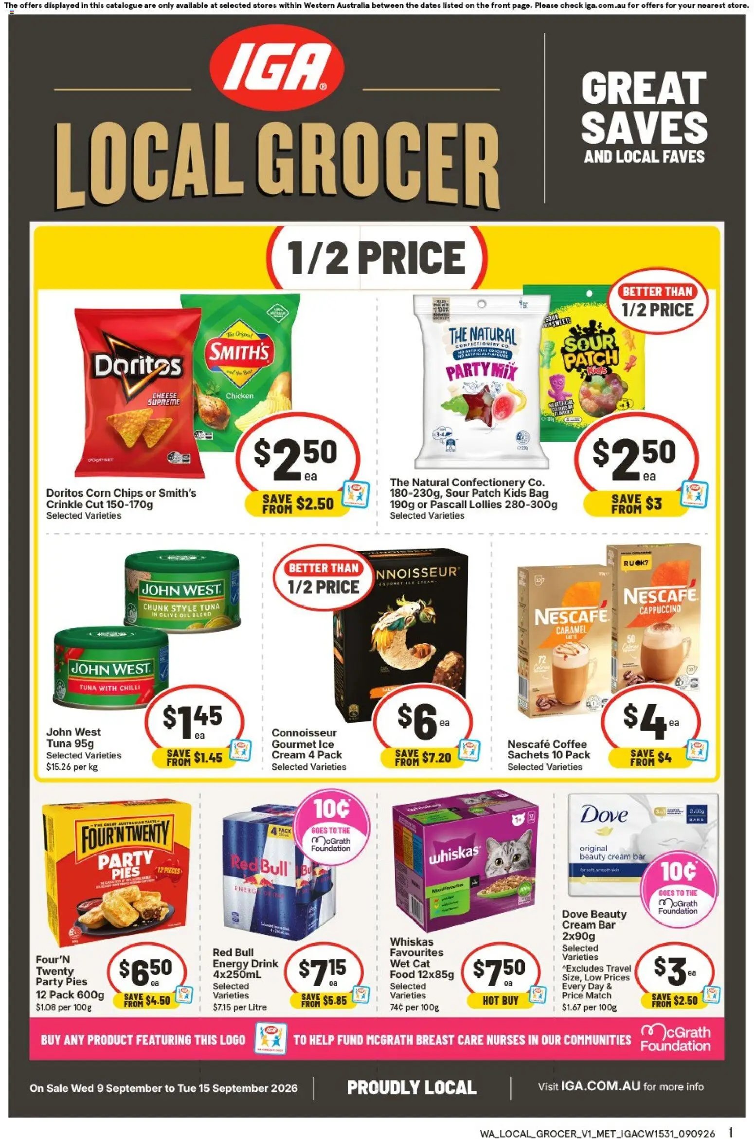 IGA catalogue from 09/09/2026 IGA catalogue Bullcreek