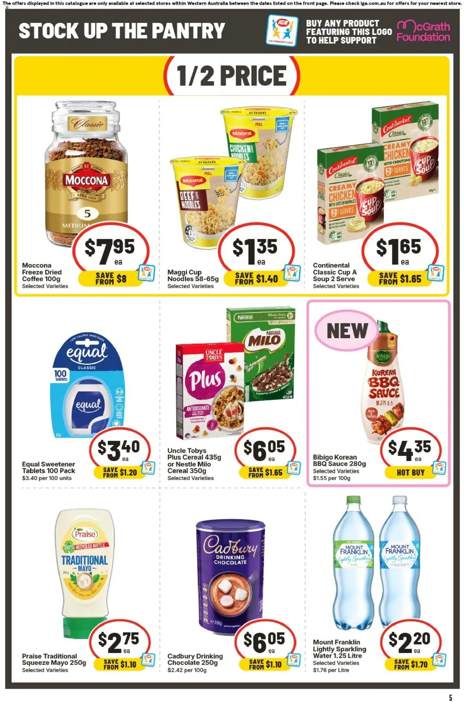 IGA catalogue from 09/09/2026 IGA catalogue Bullcreek