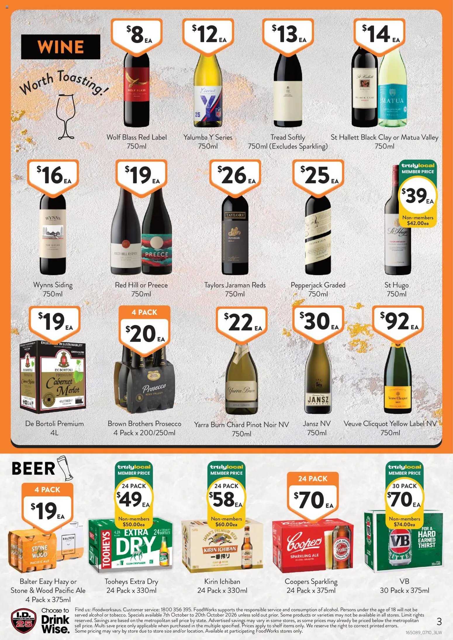 Foodworks catalogue from 07/10/2026 Foodworks catalogue Liquor VIC