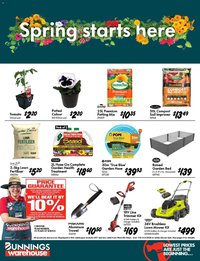 Bunnings Warehouse catalogue from 09/09/2026 Bunnings Warehouse - Spring Starts Here Scoresby