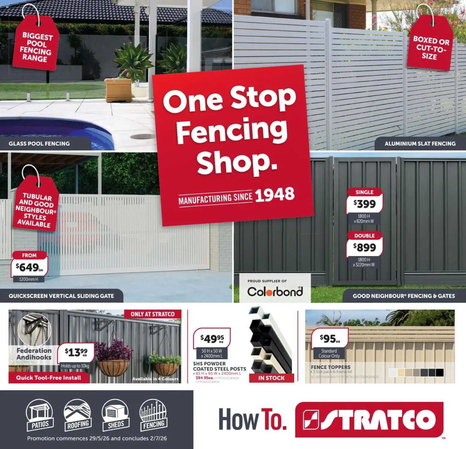 Stratco catalogue from 29/05/2026 Stratco catalogue SA