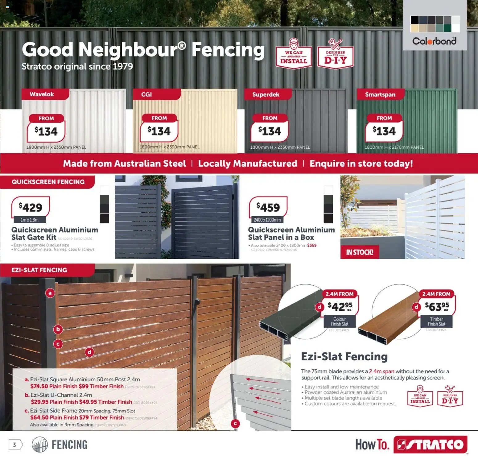 Stratco catalogue from 29/05/2026 Stratco catalogue SA