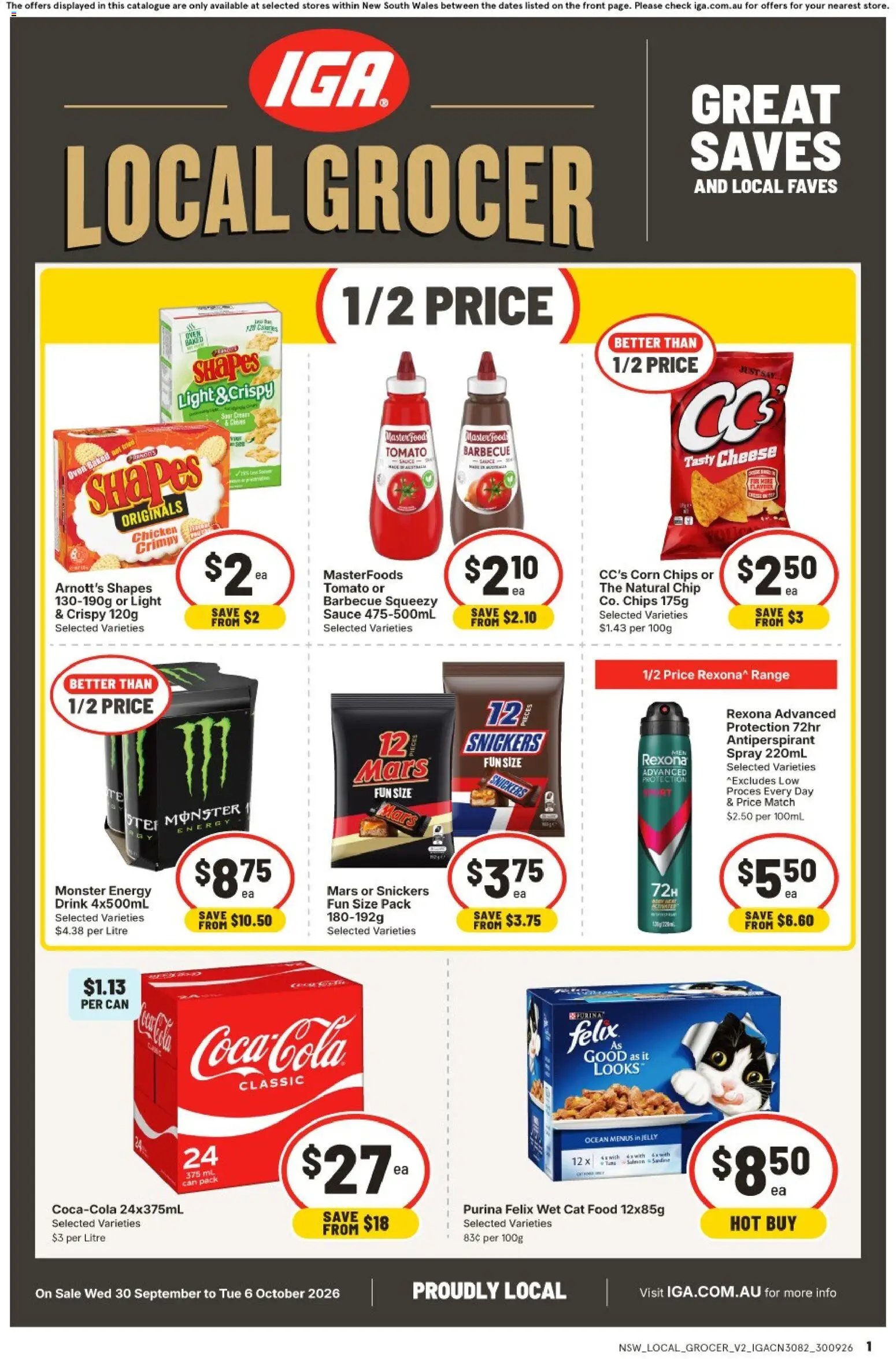 IGA catalogue from 30/09/2026 IGA catalogue Local Grocer Kambah