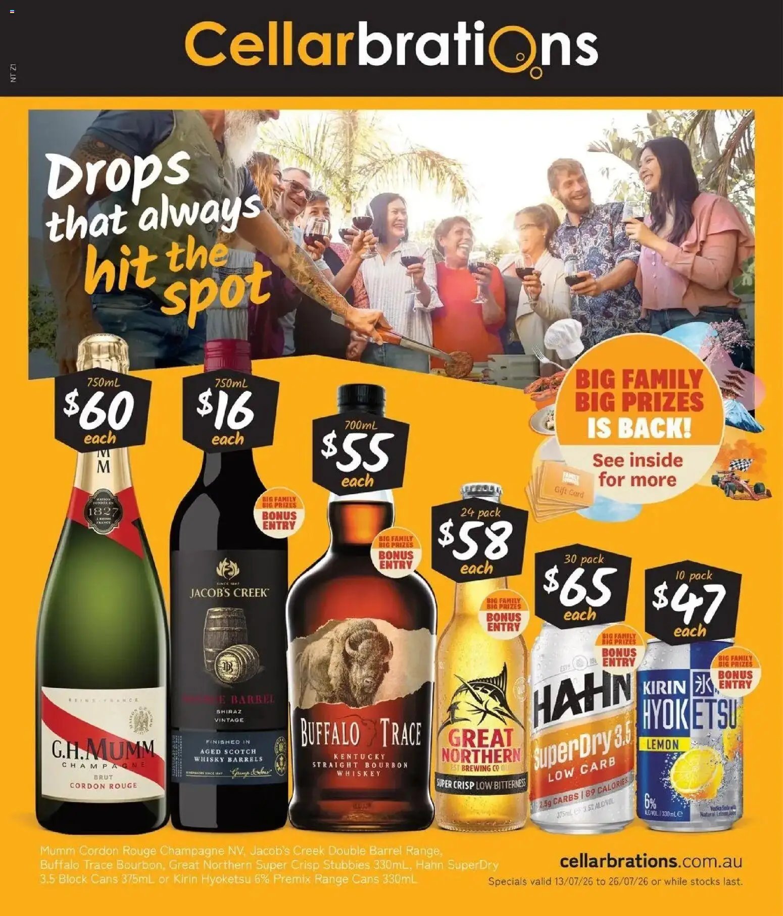 Cellarbrations catalogue from 13/07/2026 Cellarbrations catalogue Howard Springs
