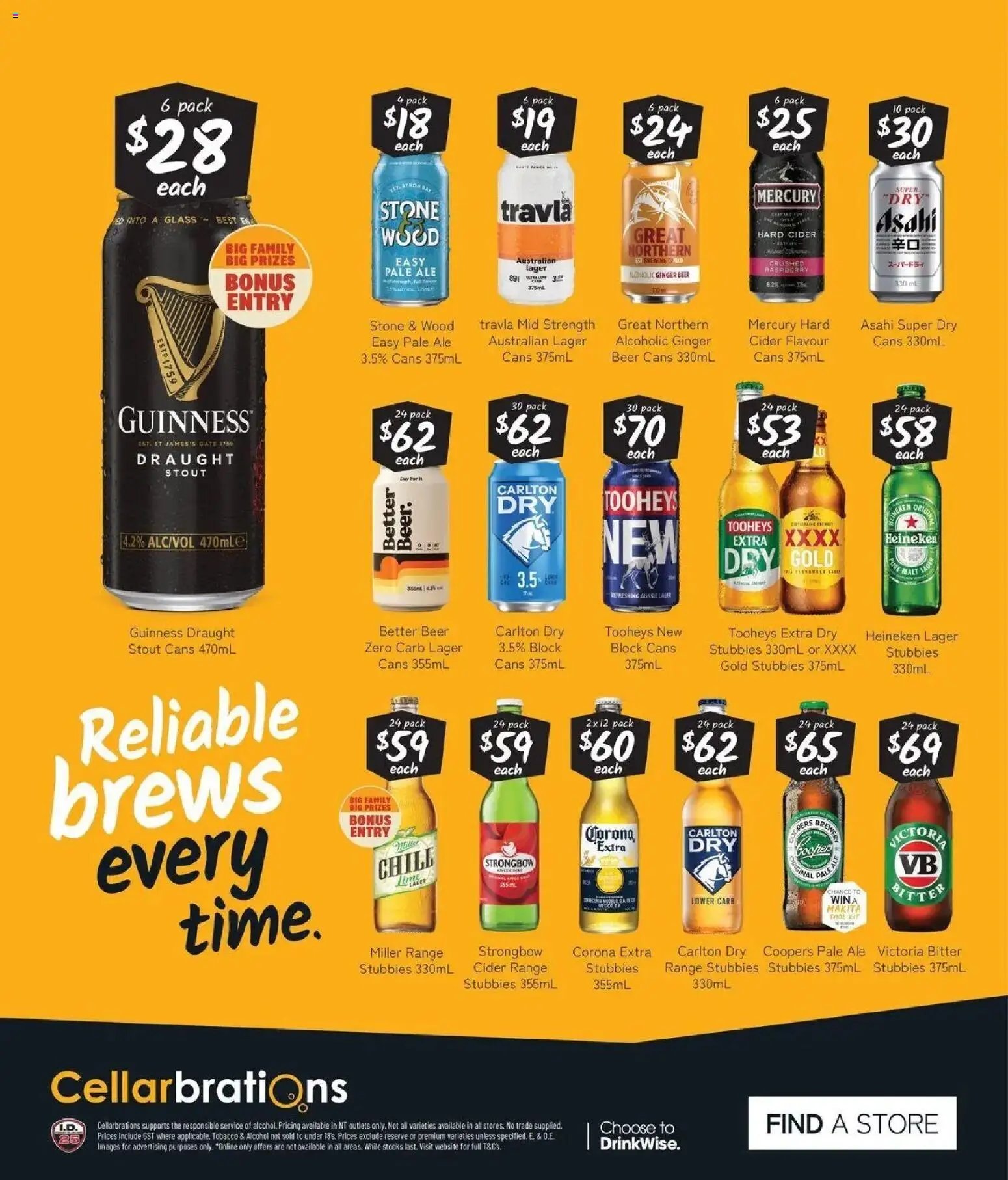 Cellarbrations catalogue from 13/07/2026 Cellarbrations catalogue Howard Springs