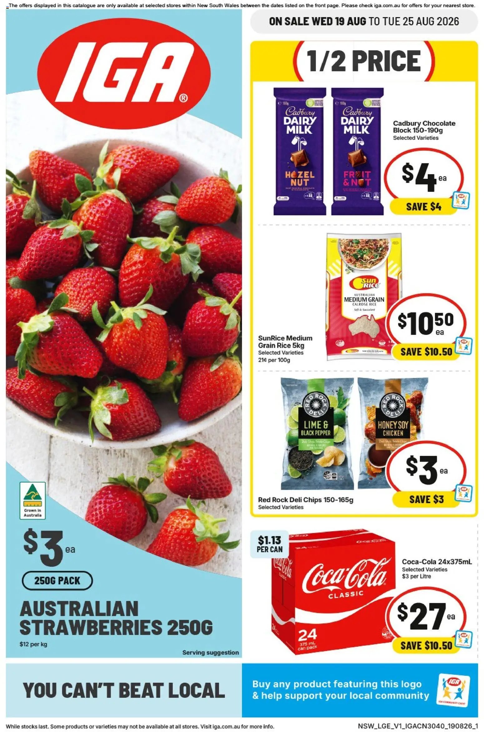 IGA catalogue from 19/08/2026 IGA catalogue NSW