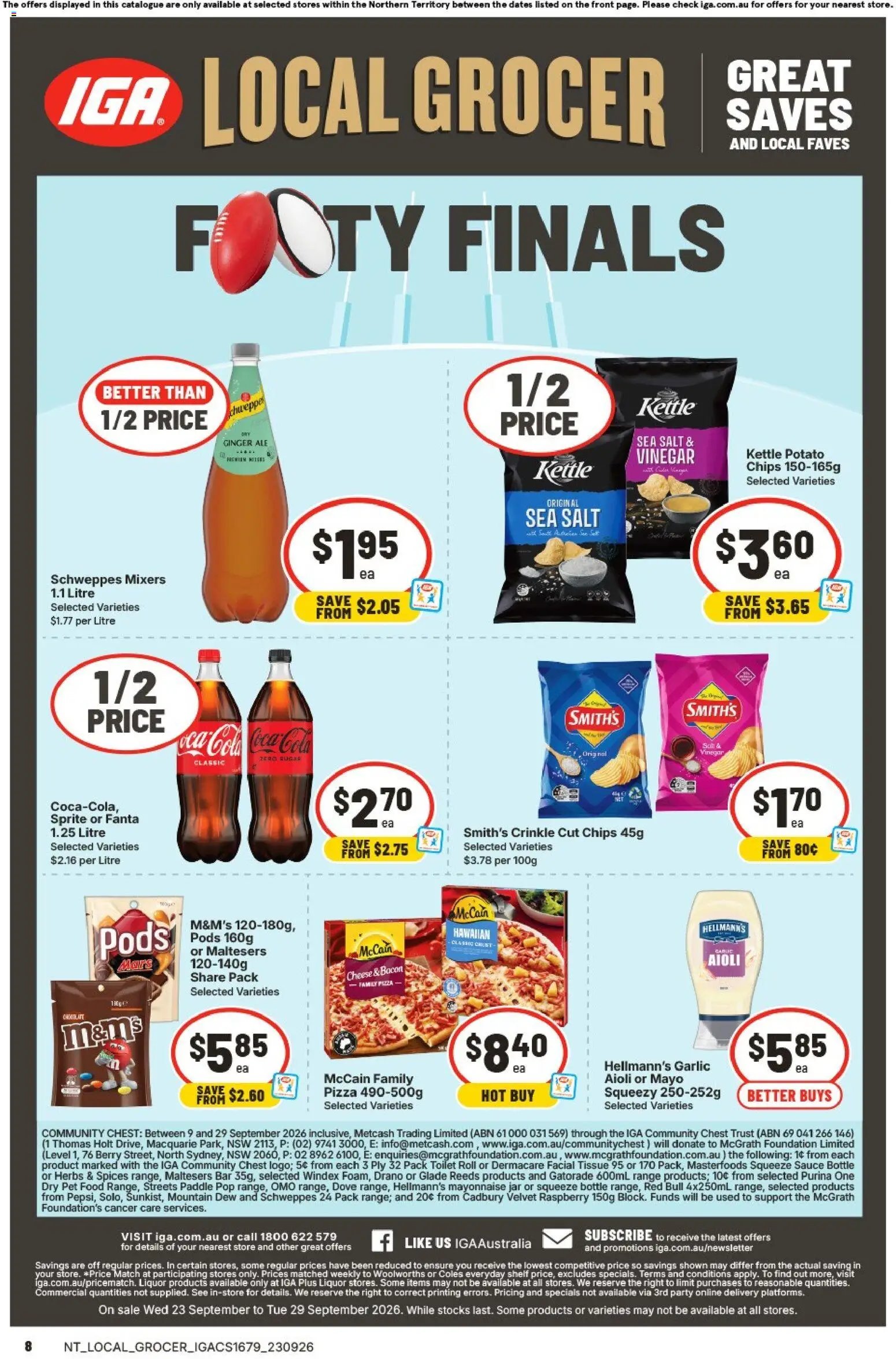 IGA catalogue from 23/09/2026 IGA Local Grocer Berry Springs