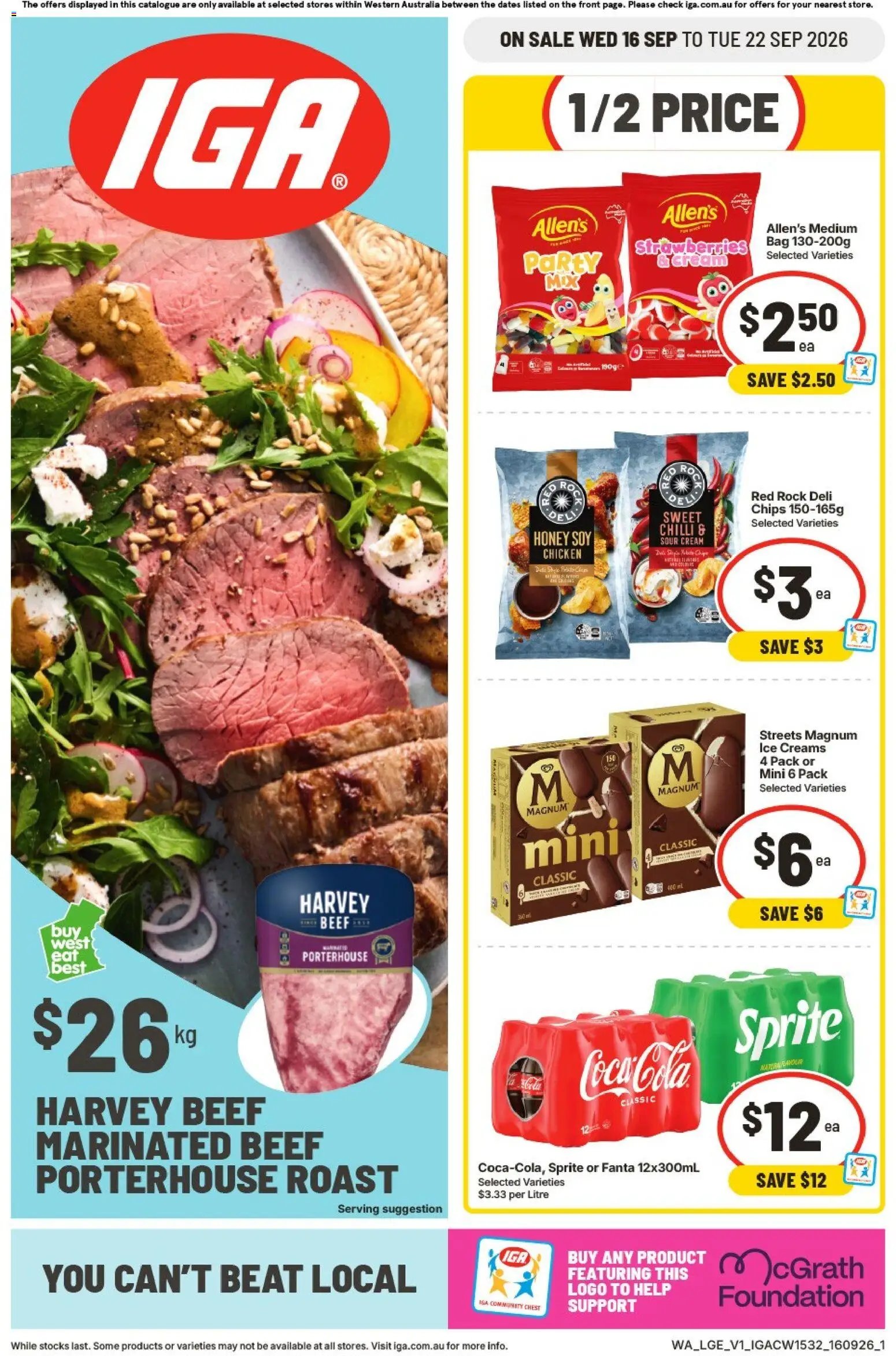 IGA catalogue from 16/09/2026 IGA catalogue Claremont