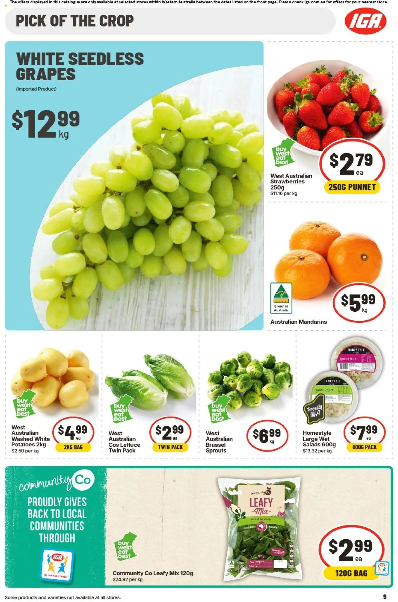 IGA catalogue from 16/09/2026 IGA catalogue Claremont