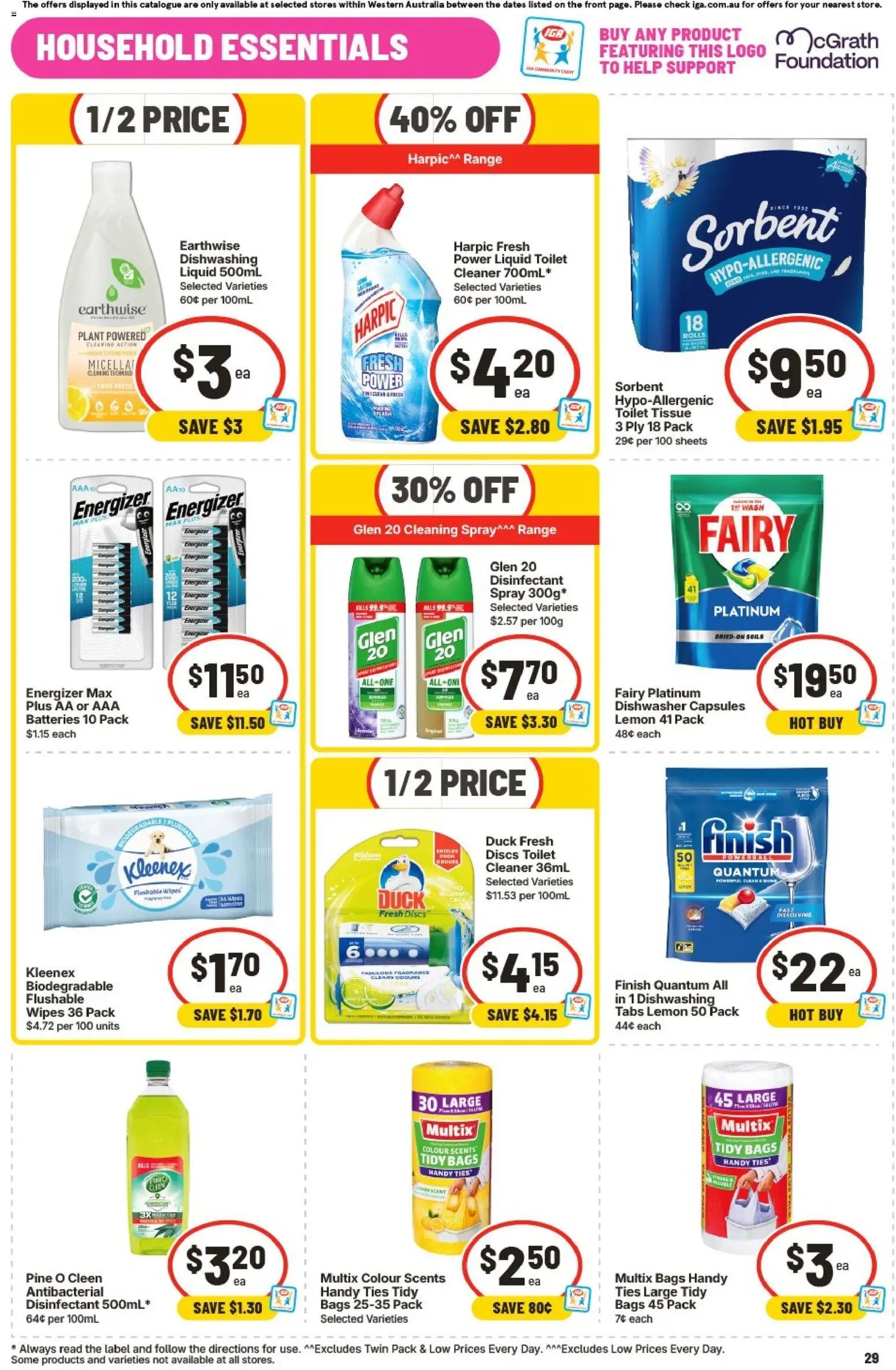 IGA catalogue from 16/09/2026 IGA catalogue Claremont
