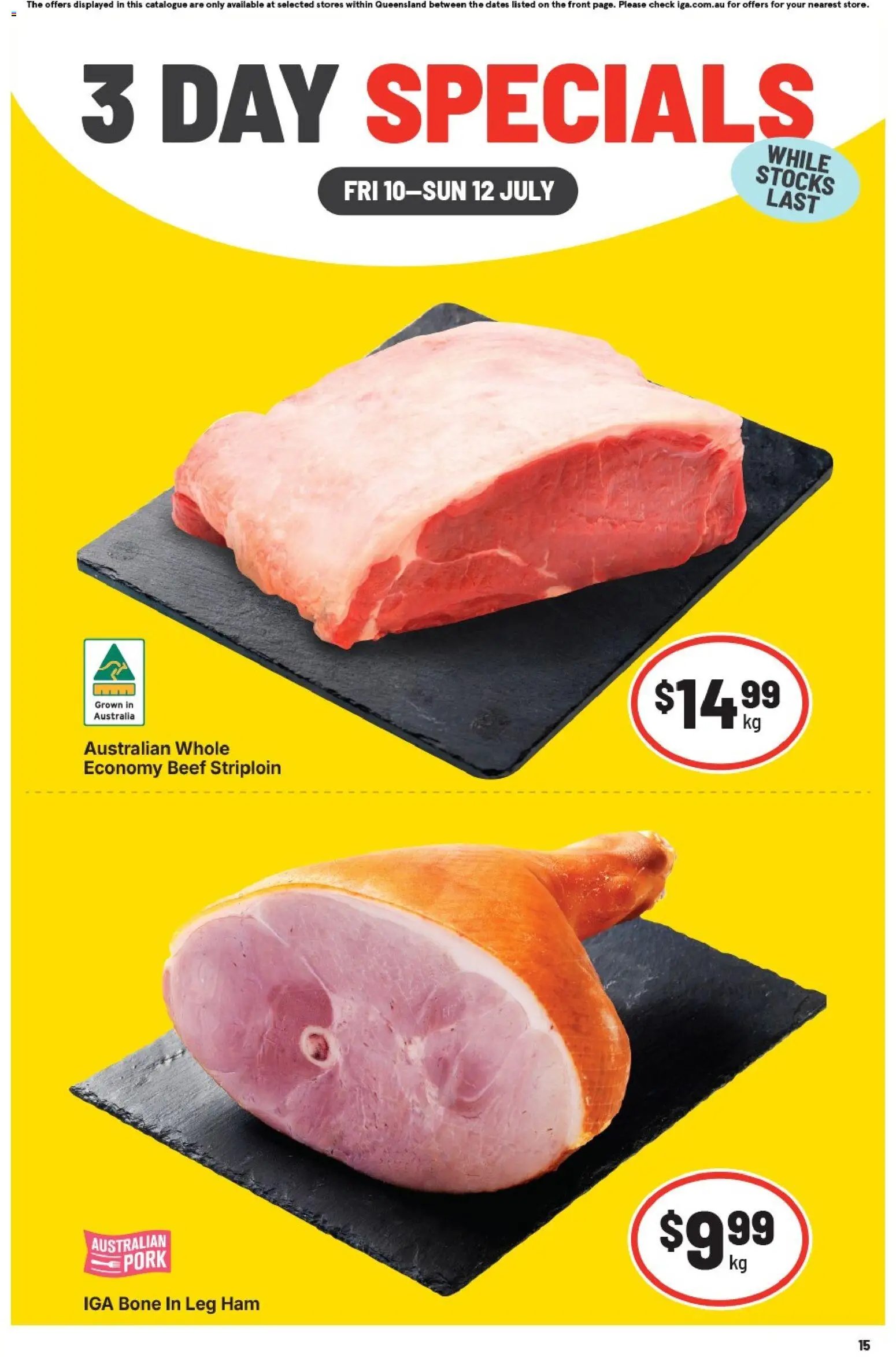 IGA catalogue from 10/07/2026 IGA 3 Day Specials - QLD