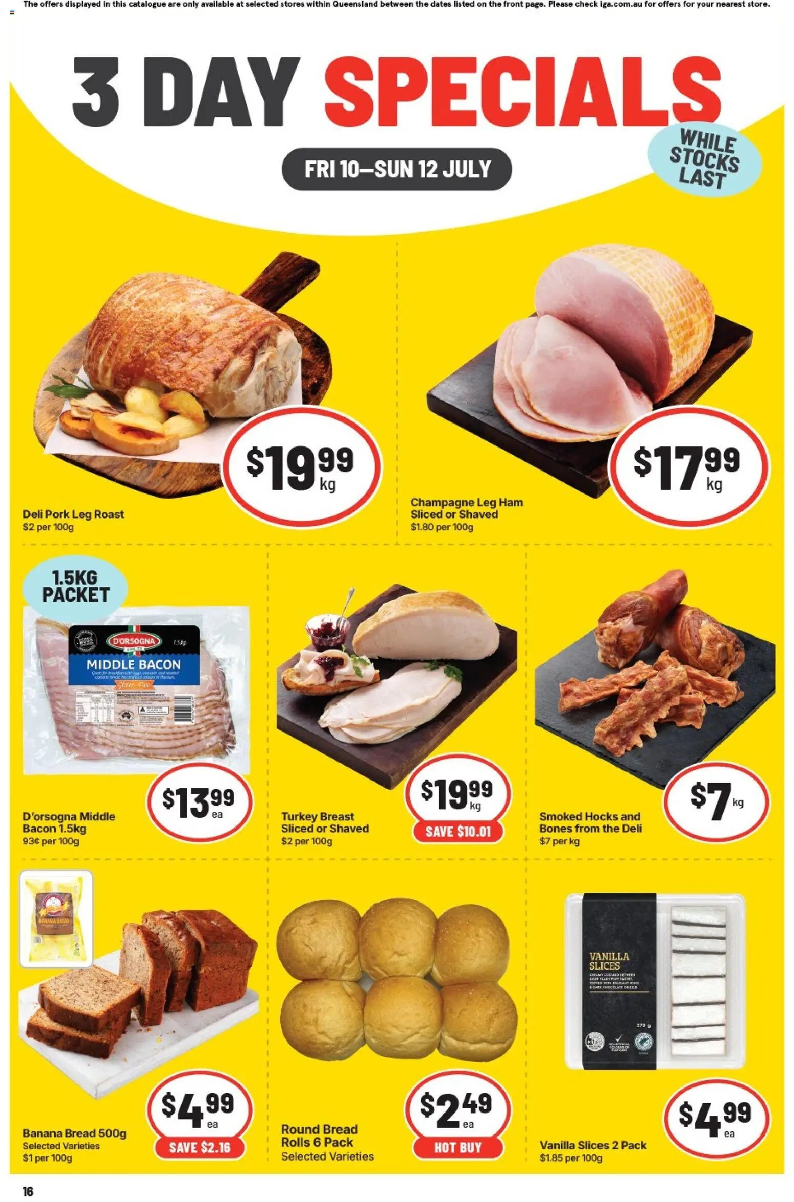 IGA catalogue from 10/07/2026 IGA 3 Day Specials - QLD