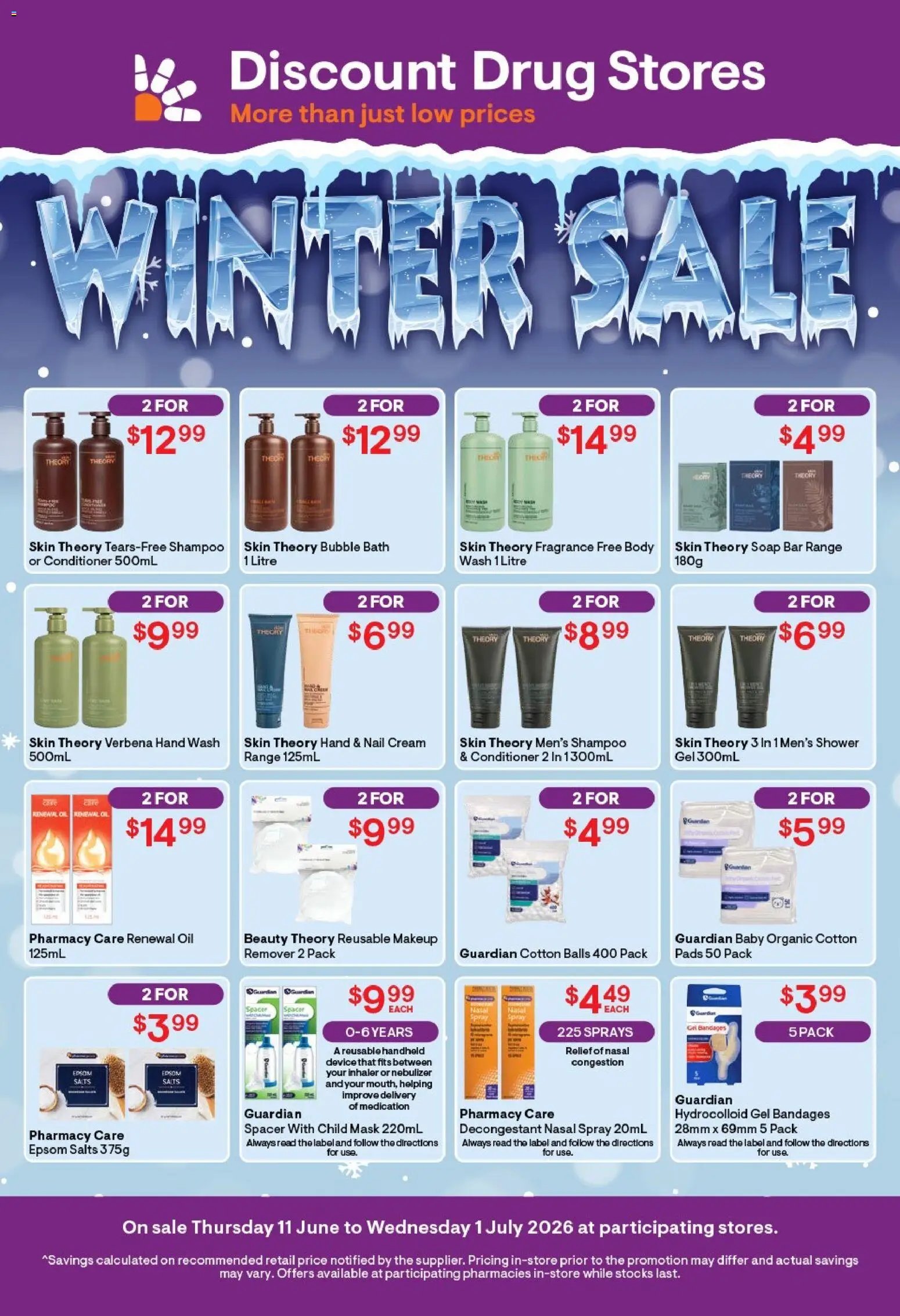 Discount Drug Stores catalogue from 11/06/2026 Discount Drug Stores catalogue
