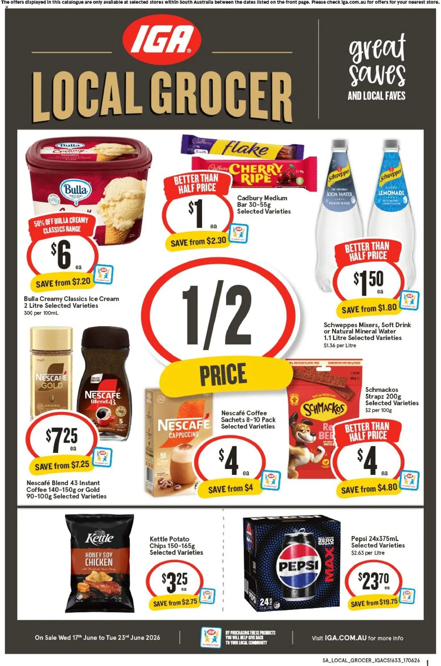 IGA catalogue from 17/06/2026 IGA Local Grocer SA
