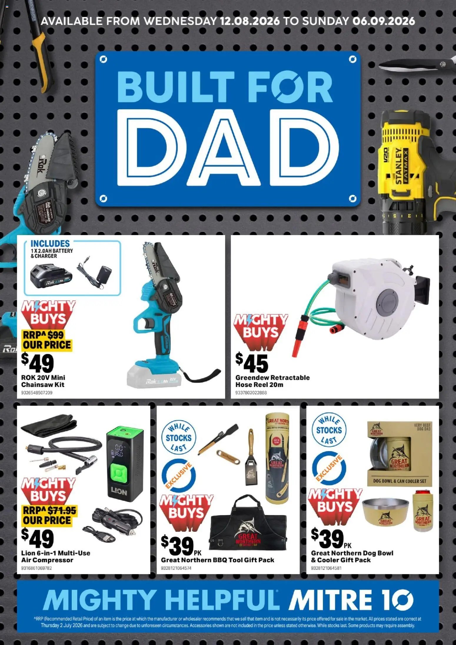 Mitre 10 catalogue from 12/08/2026 Mitre 10 Built For Dad