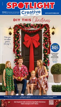Spotlight catalogue from 02/09/2026 Spotlight DIY This Christmas