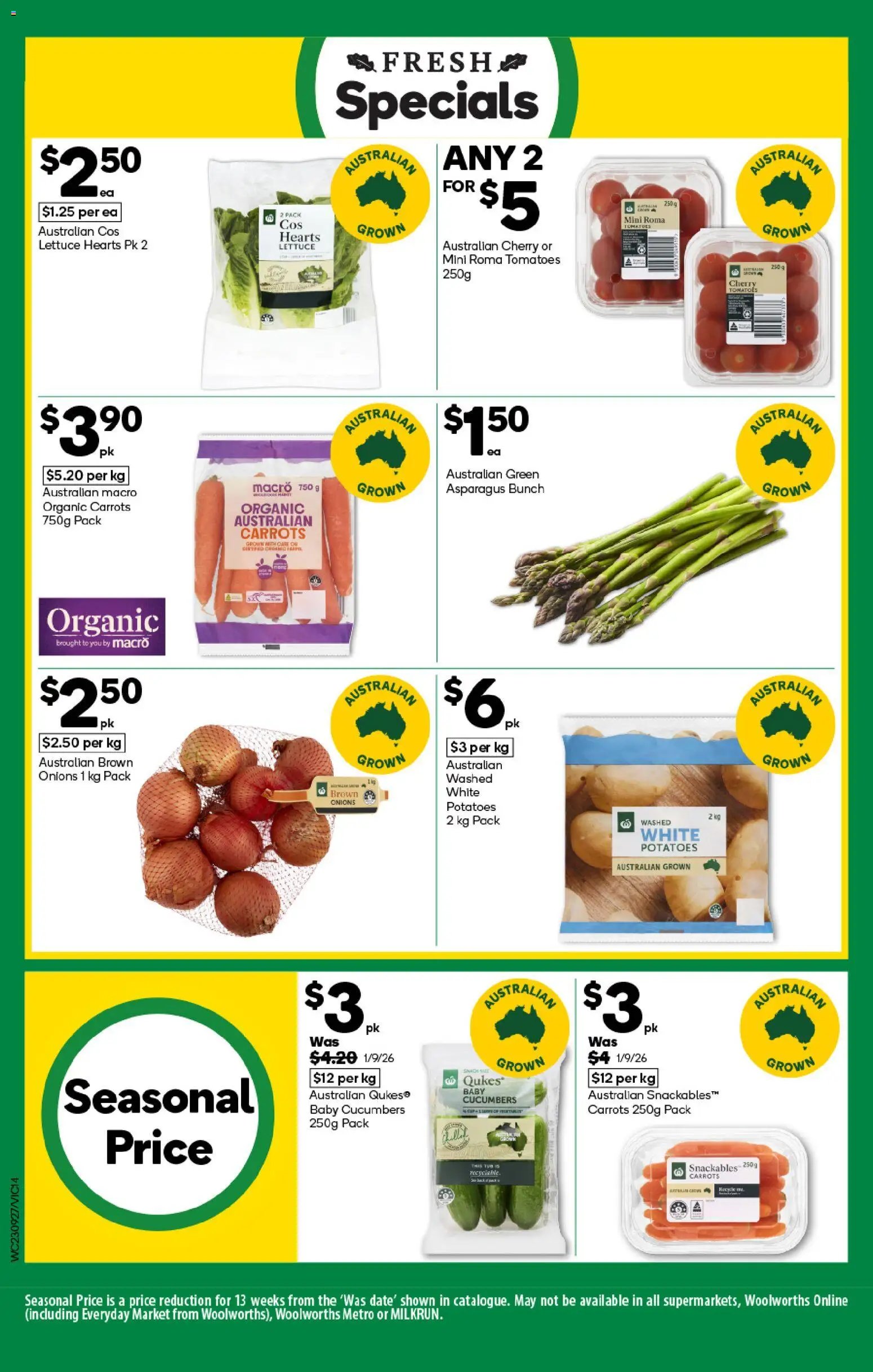 Woolworths catalogue from 23/09/2026 Woolworths catalogue VIC