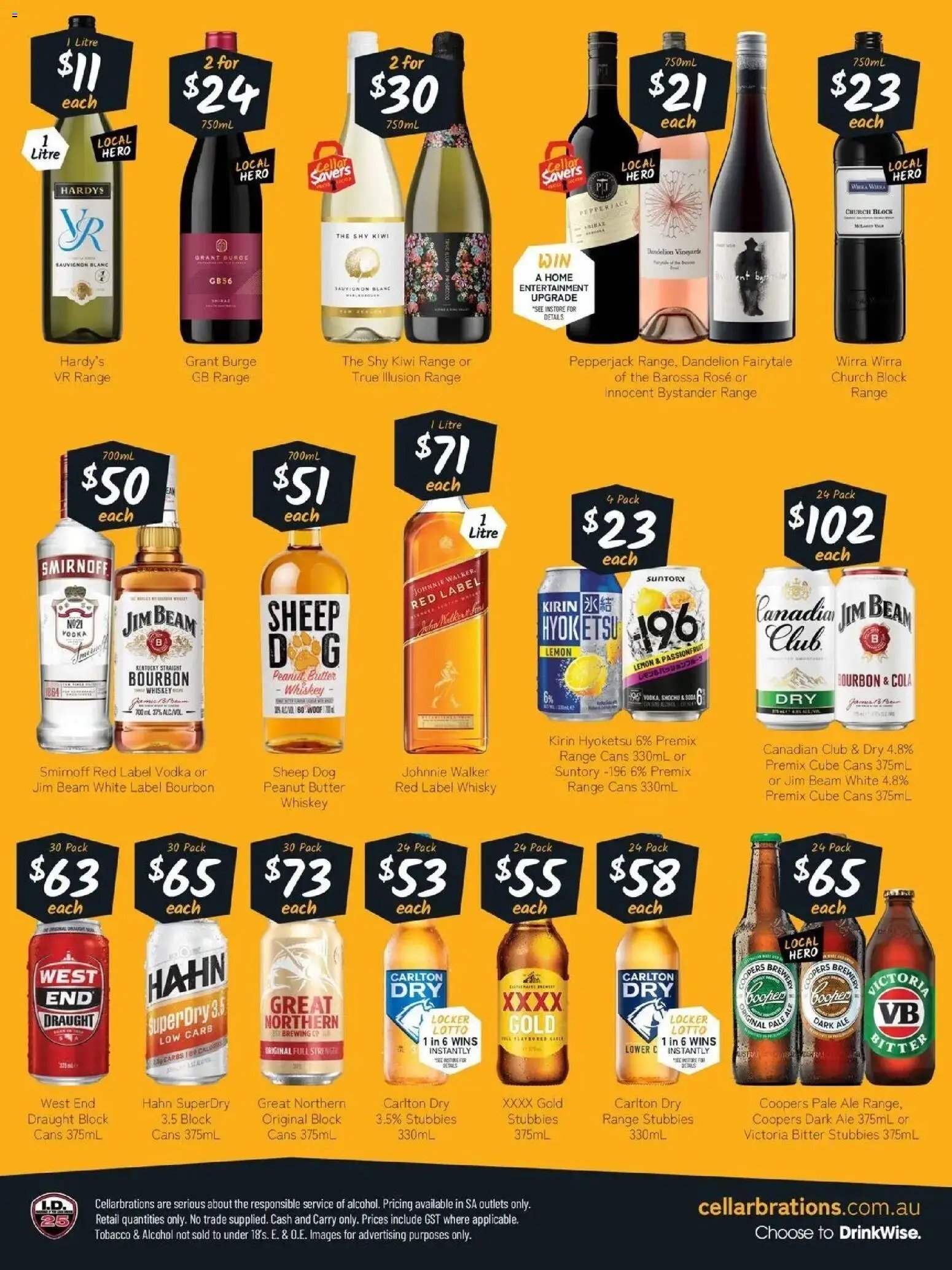 Cellarbrations catalogue from 07/09/2026 Cellarbrations catalogue Andamooka