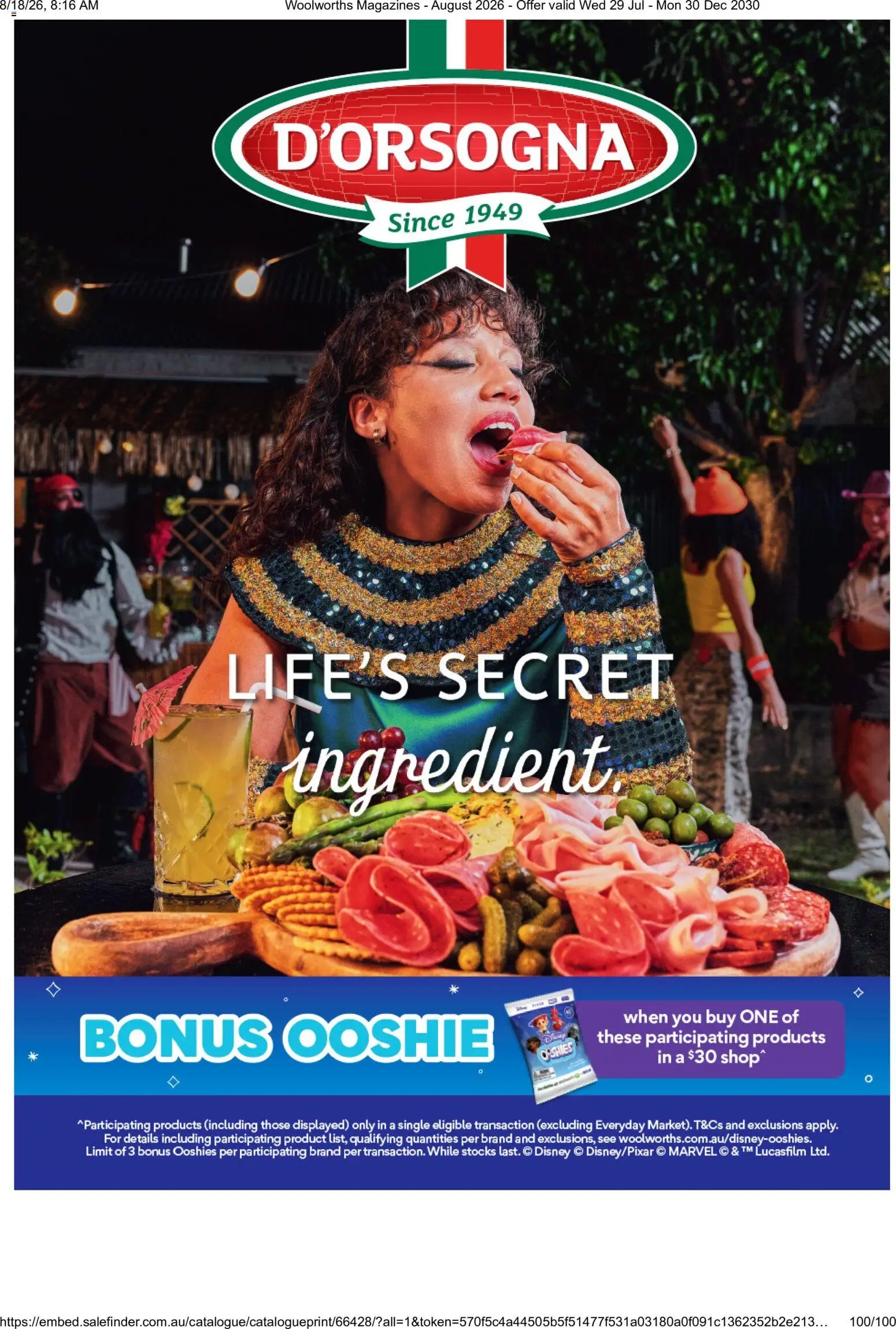 Woolworths catalogue from 01/08/2026 Woolworths catalogue August 2026