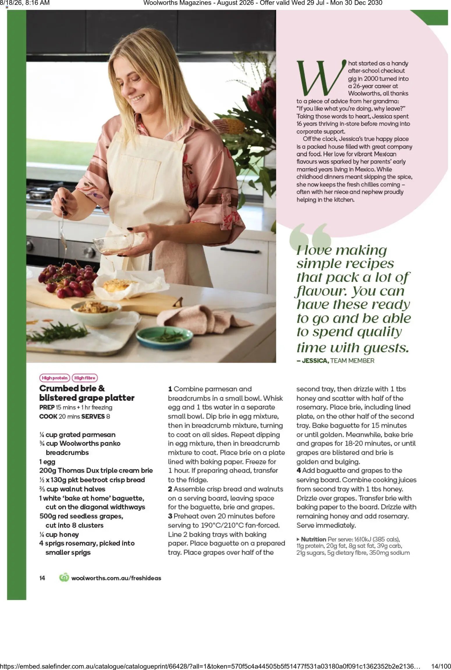 Woolworths catalogue from 01/08/2026 Woolworths catalogue August 2026