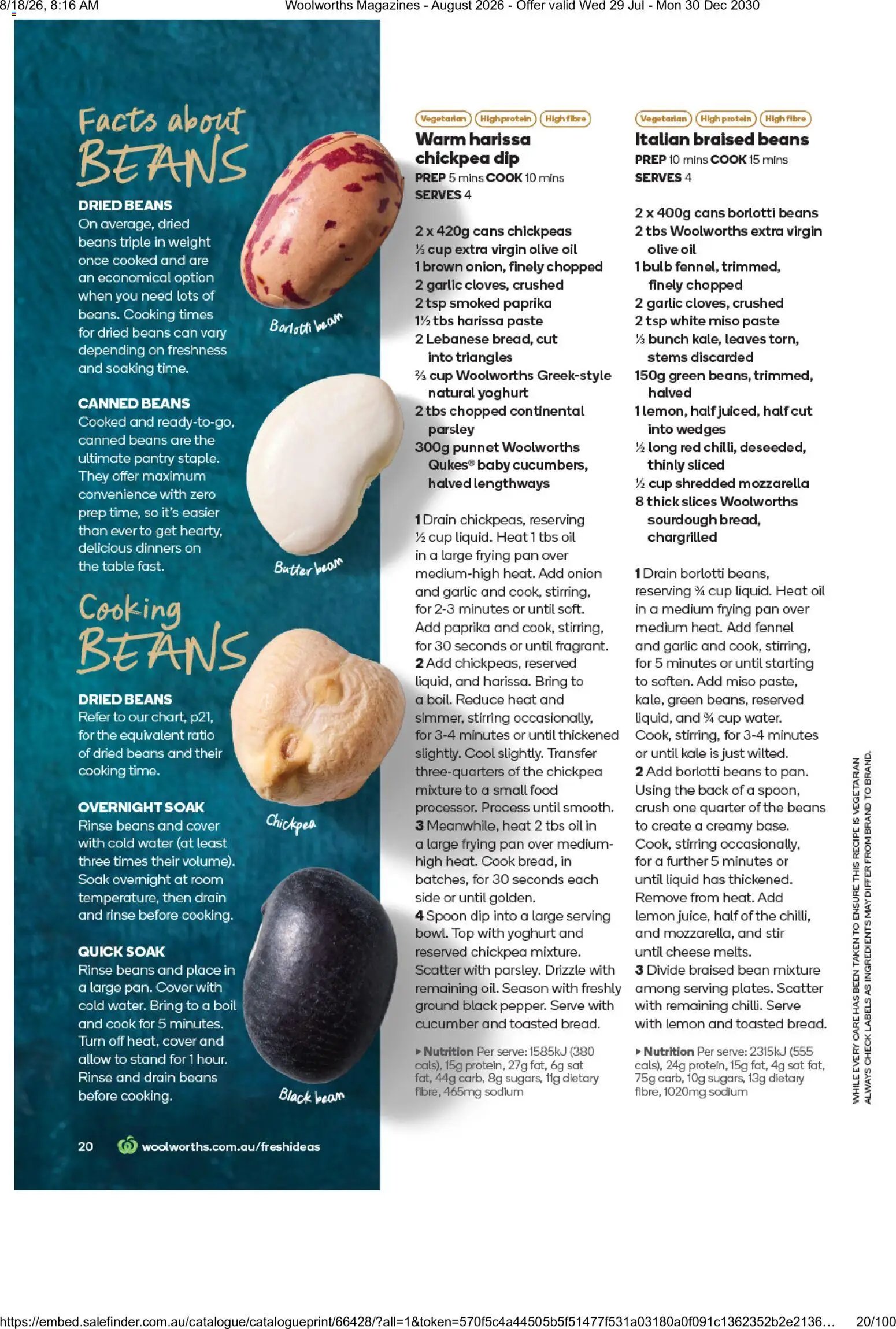 Woolworths catalogue from 01/08/2026 Woolworths catalogue August 2026