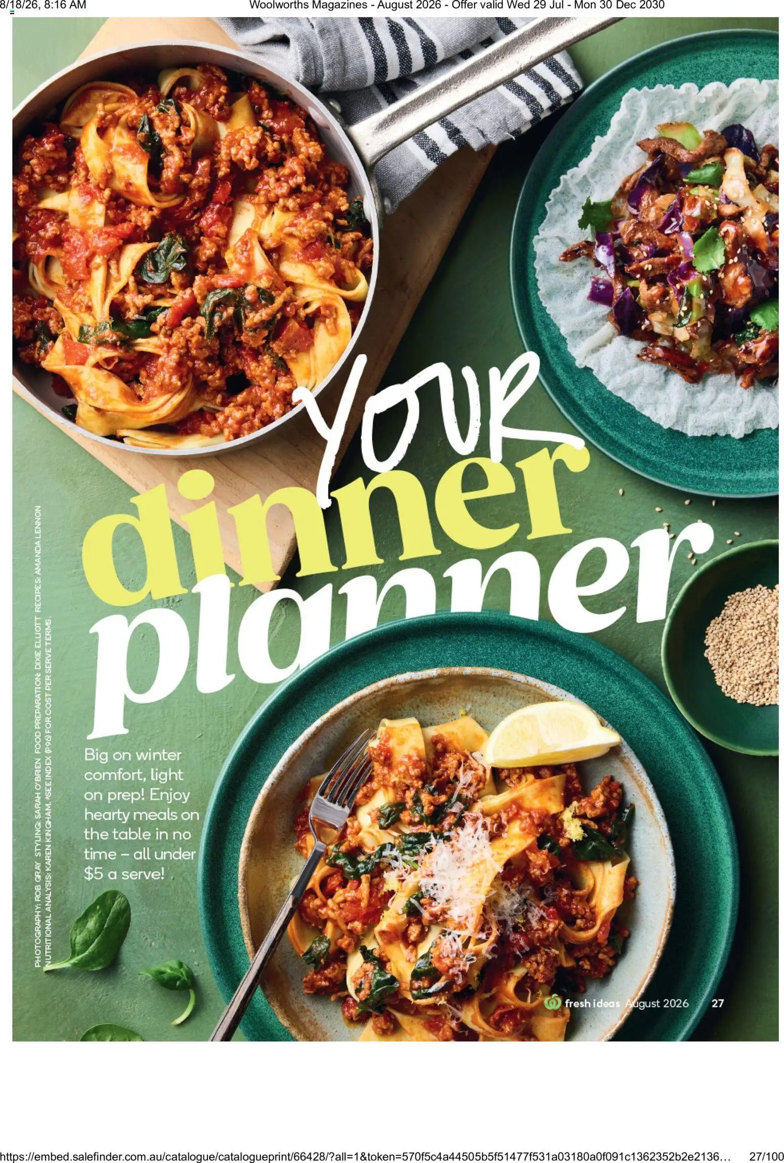 Woolworths catalogue from 01/08/2026 Woolworths catalogue August 2026