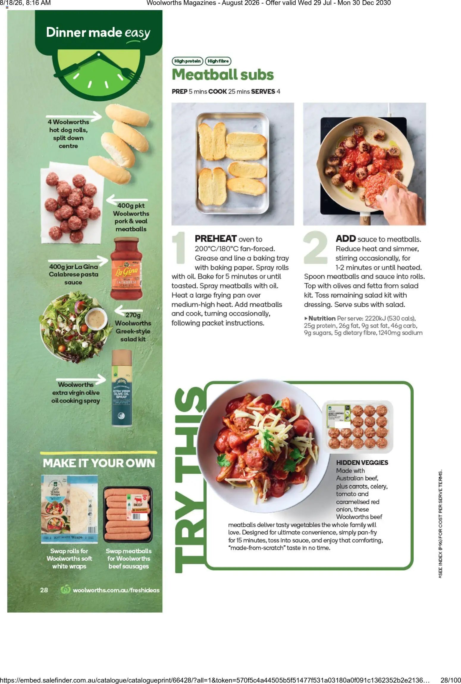 Woolworths catalogue from 01/08/2026 Woolworths catalogue August 2026