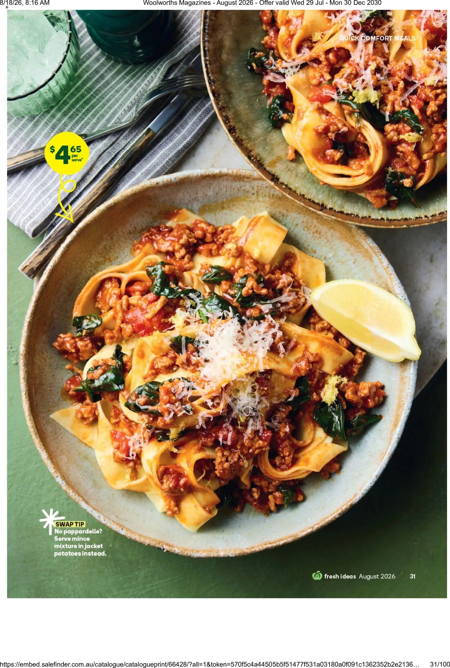 Woolworths catalogue from 01/08/2026 Woolworths catalogue August 2026