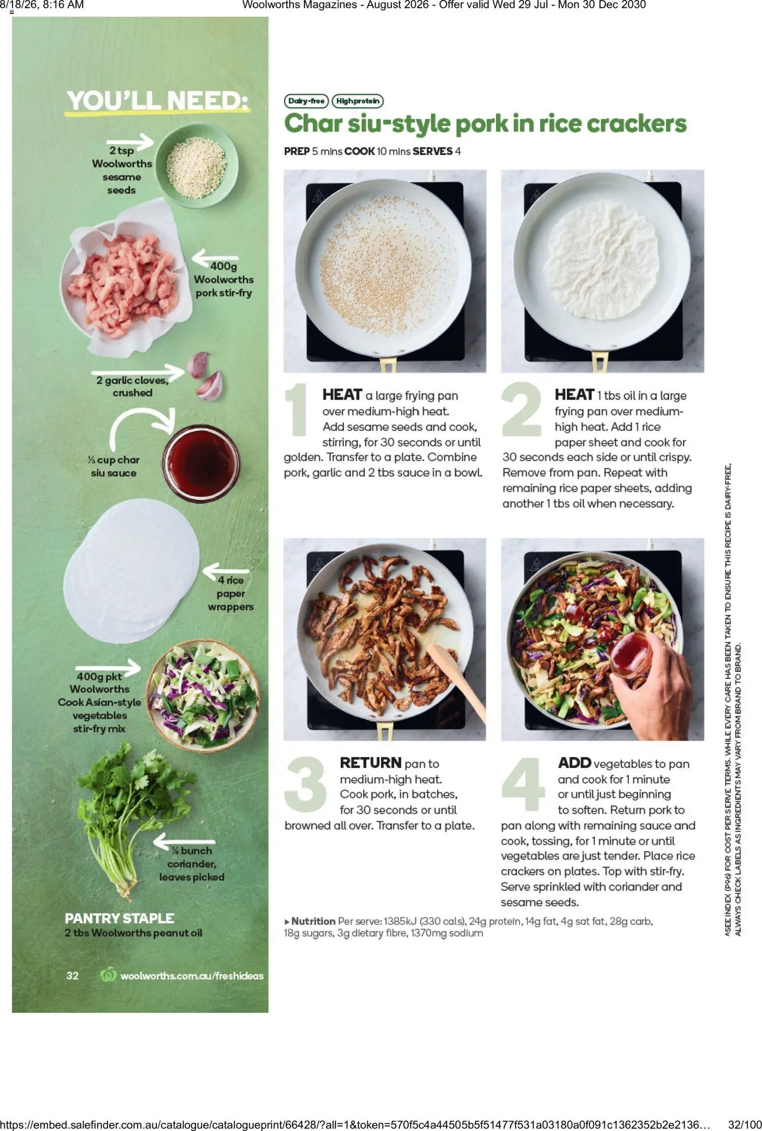 Woolworths catalogue from 01/08/2026 Woolworths catalogue August 2026